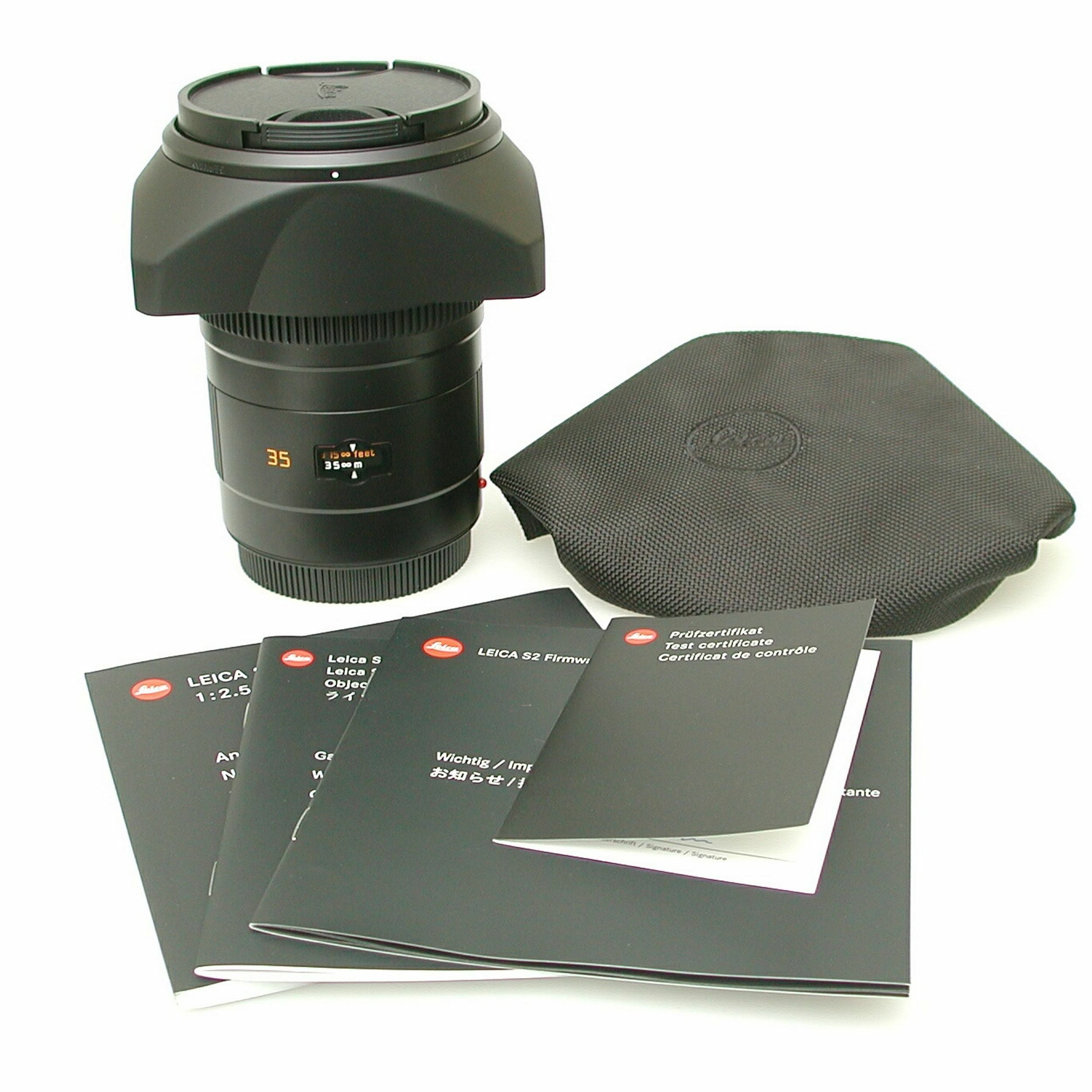 Leica 35mm f2.5 Summarit-S + Doos