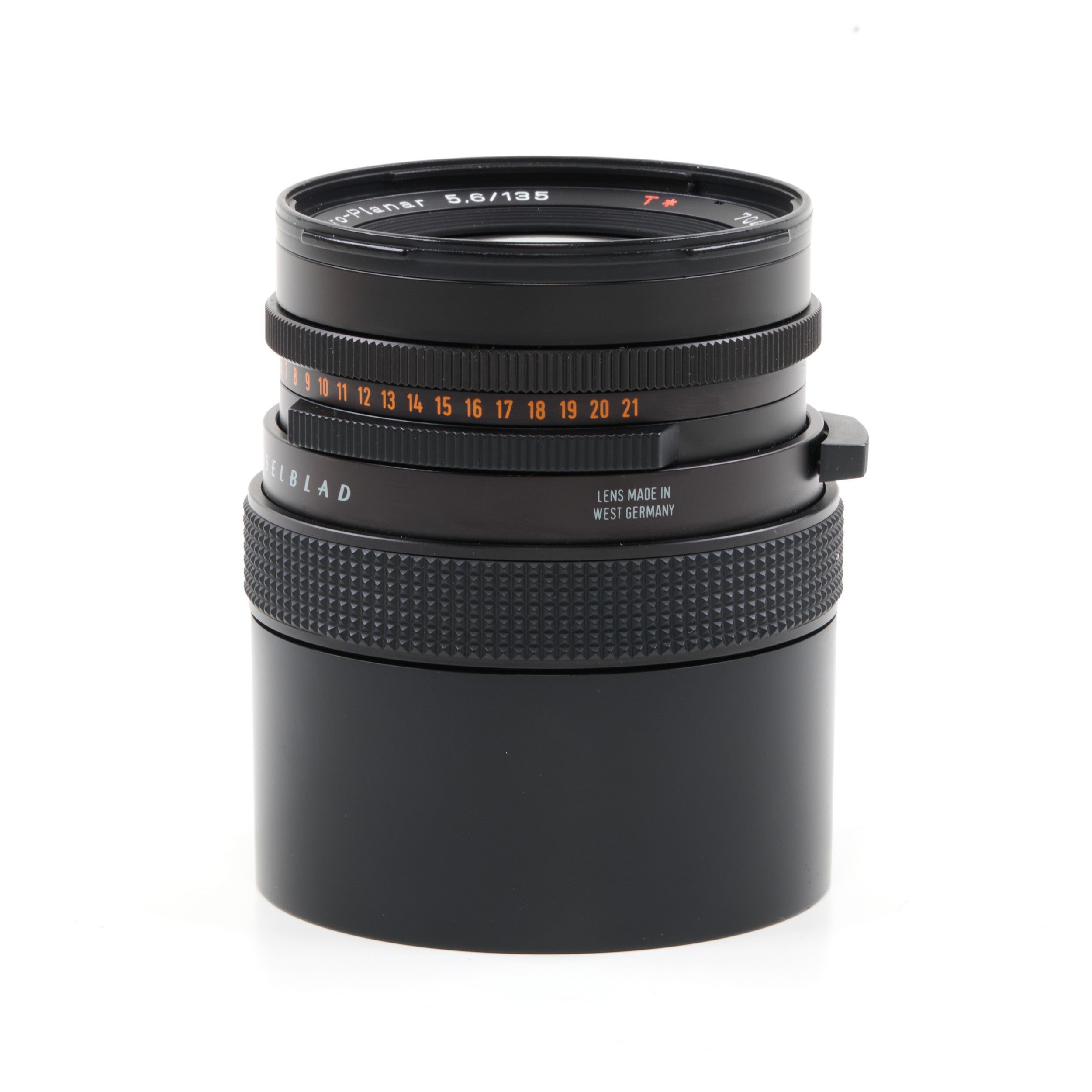 Carl Zeiss 135mm f5.6 Marko-Planar-CF + Balg Set Voor Hasselblad V Systeem