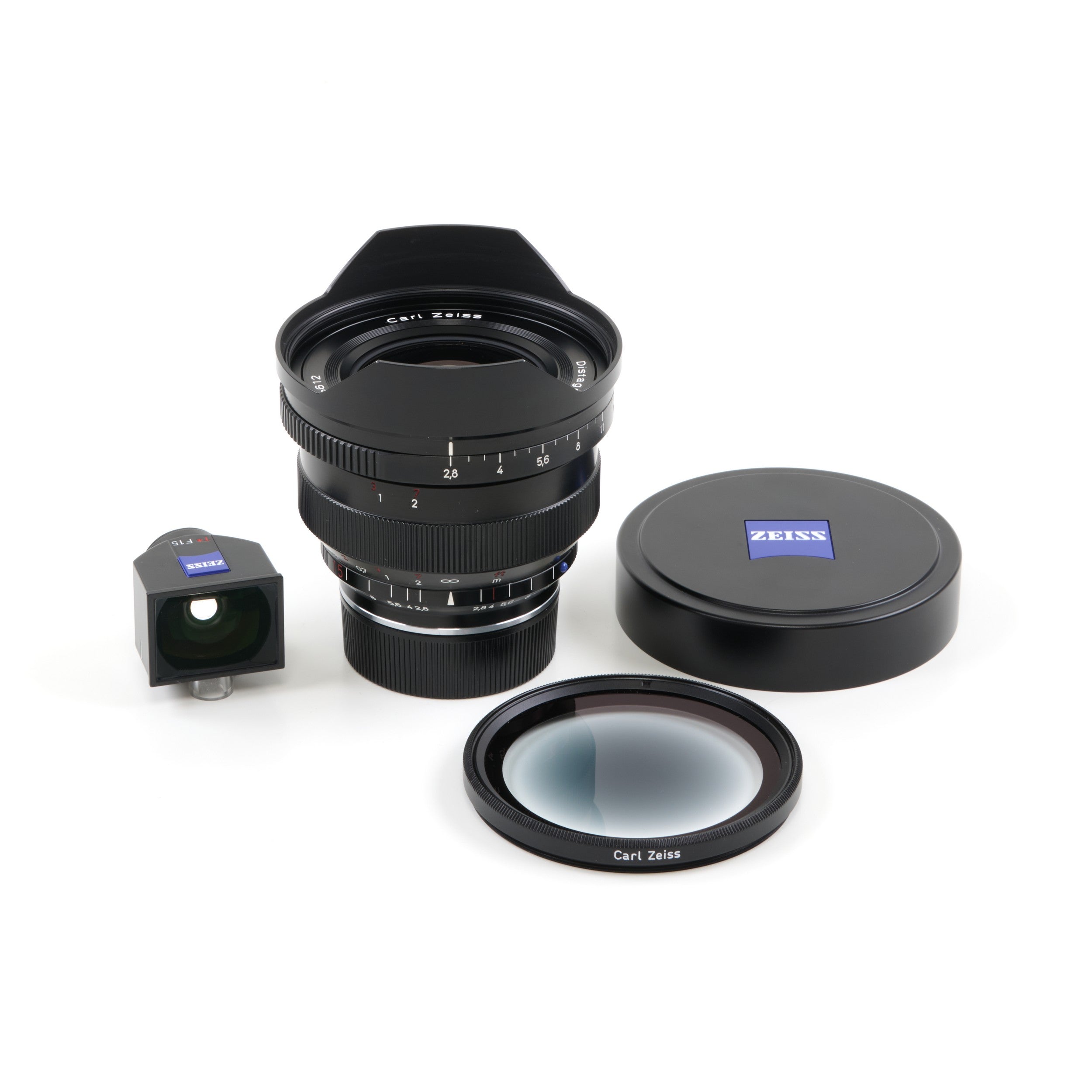 Carl Zeiss 15mm f2.8 Distagon ZM Voor Leica M + Zoeker