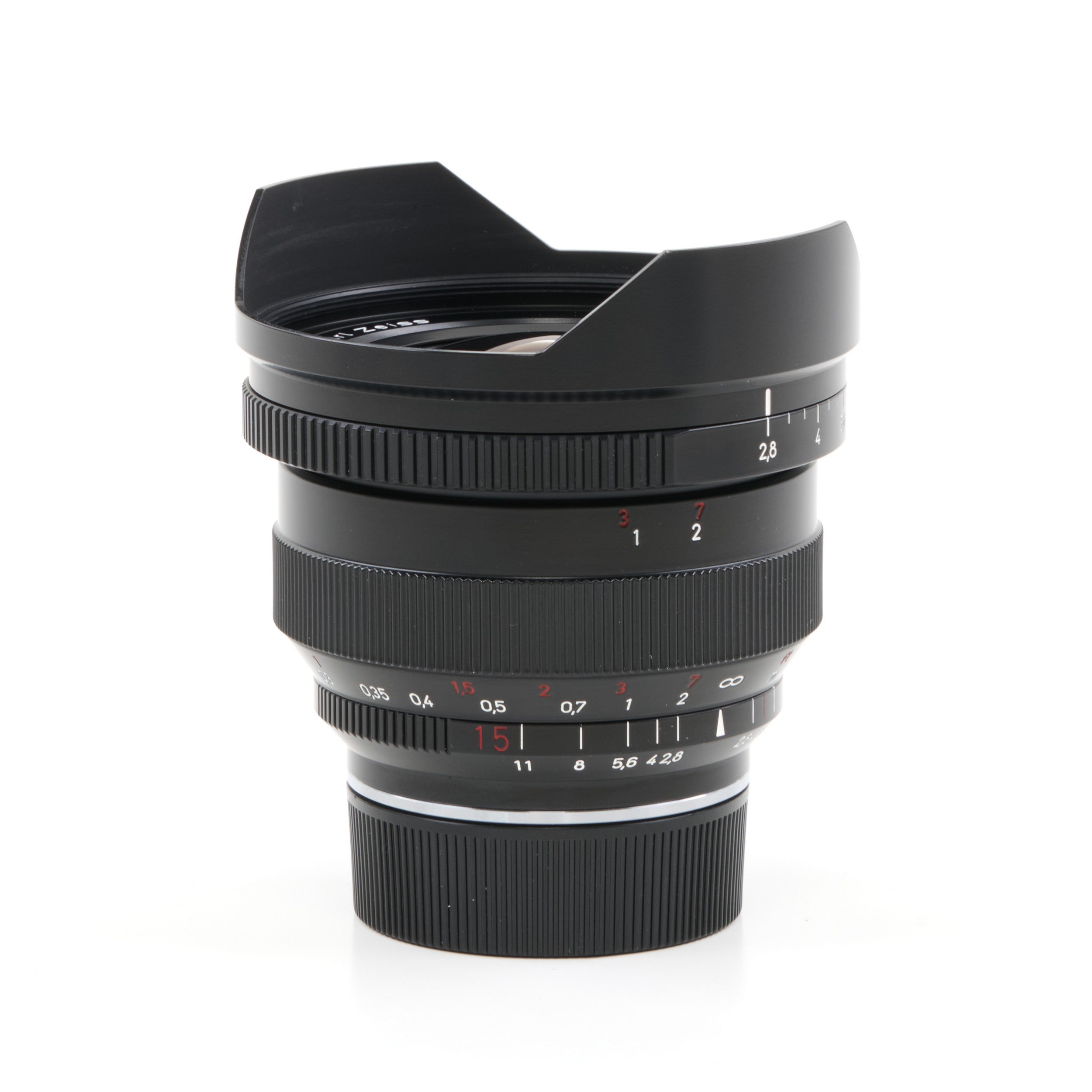 Carl Zeiss 15mm f2.8 Distagon ZM Voor Leica M + Zoeker