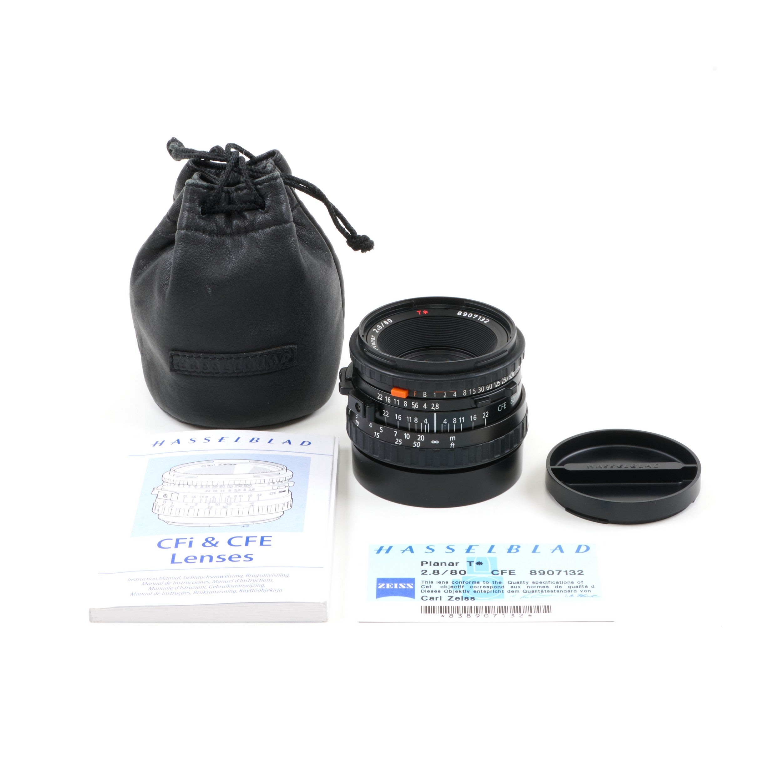 Carl Zeiss 80mm f2.8 Planar CFE Voor Hasselblad V Systeem