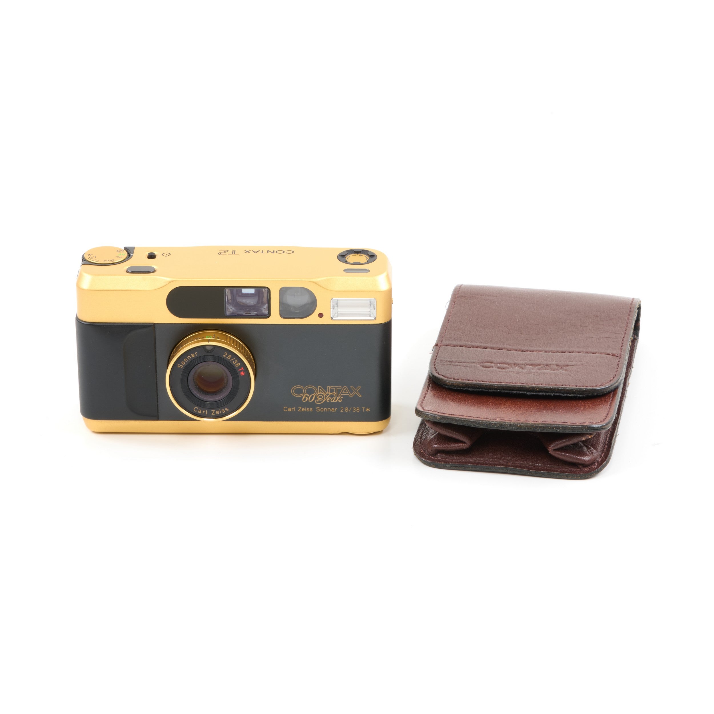 Contax T2 Gold 60 Years 35mm Point And Shoot Film Camera