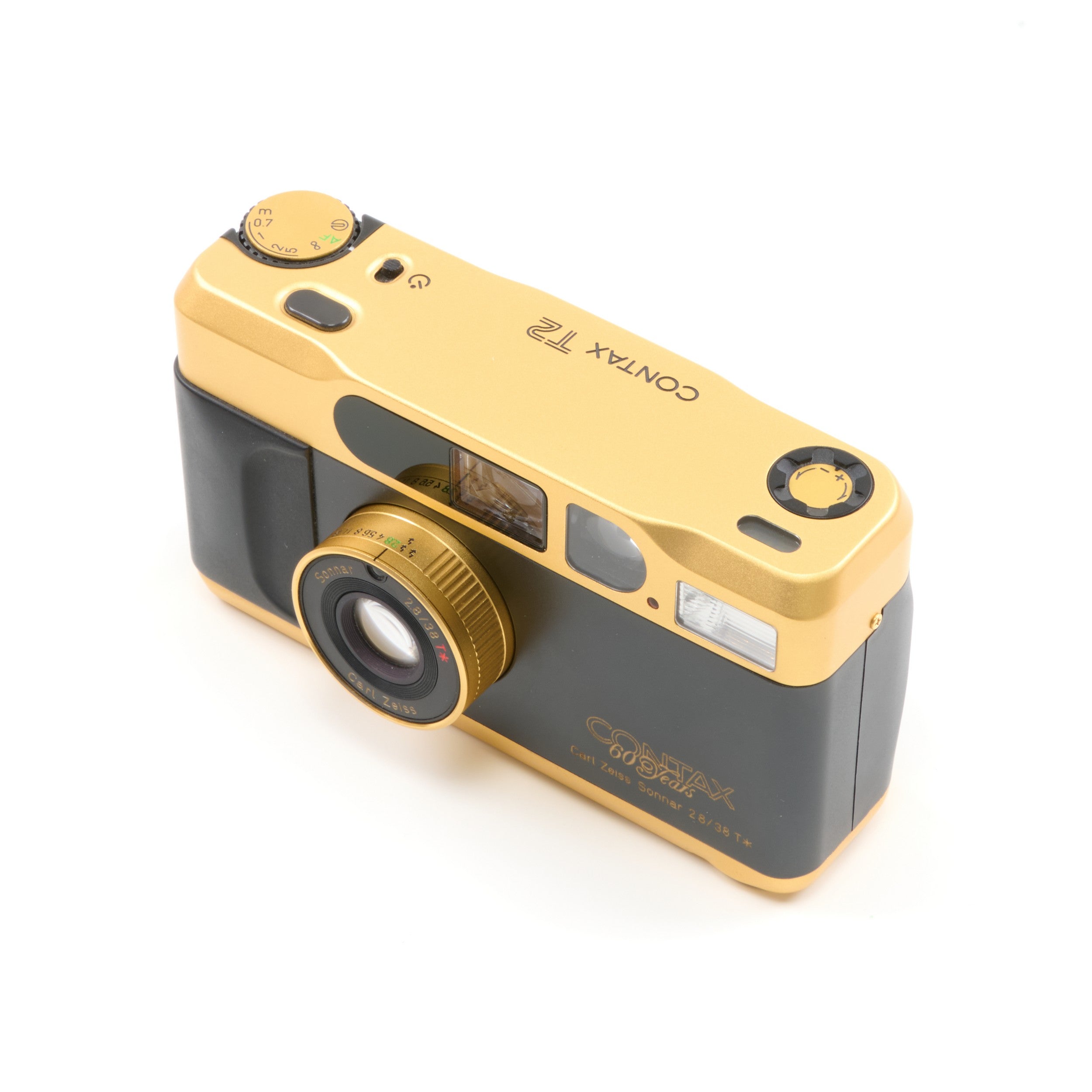 Contax T2 Gold 60 Years 35mm Point And Shoot Film Camera
