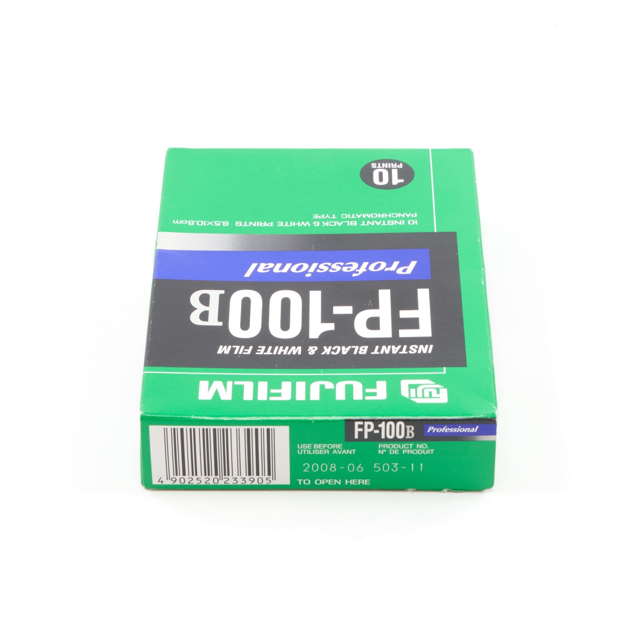 3x Fuji Fujifilm FP-100B Professionele Instantfilm Vervaldatum 2008-06 Bewaard in koelkast
