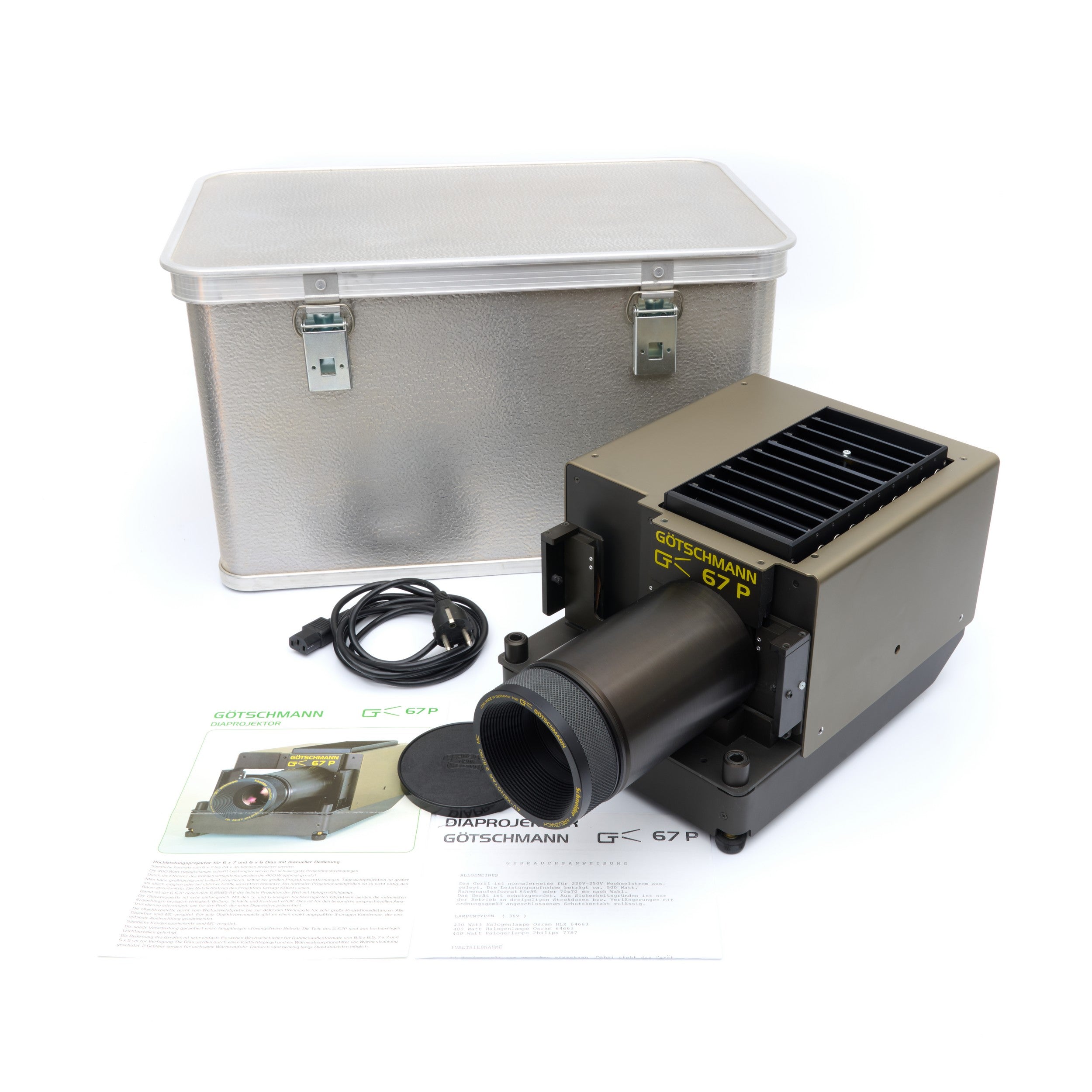 Götschmann G 67P 6x6 / 6x7 Diaprojector + Koffer