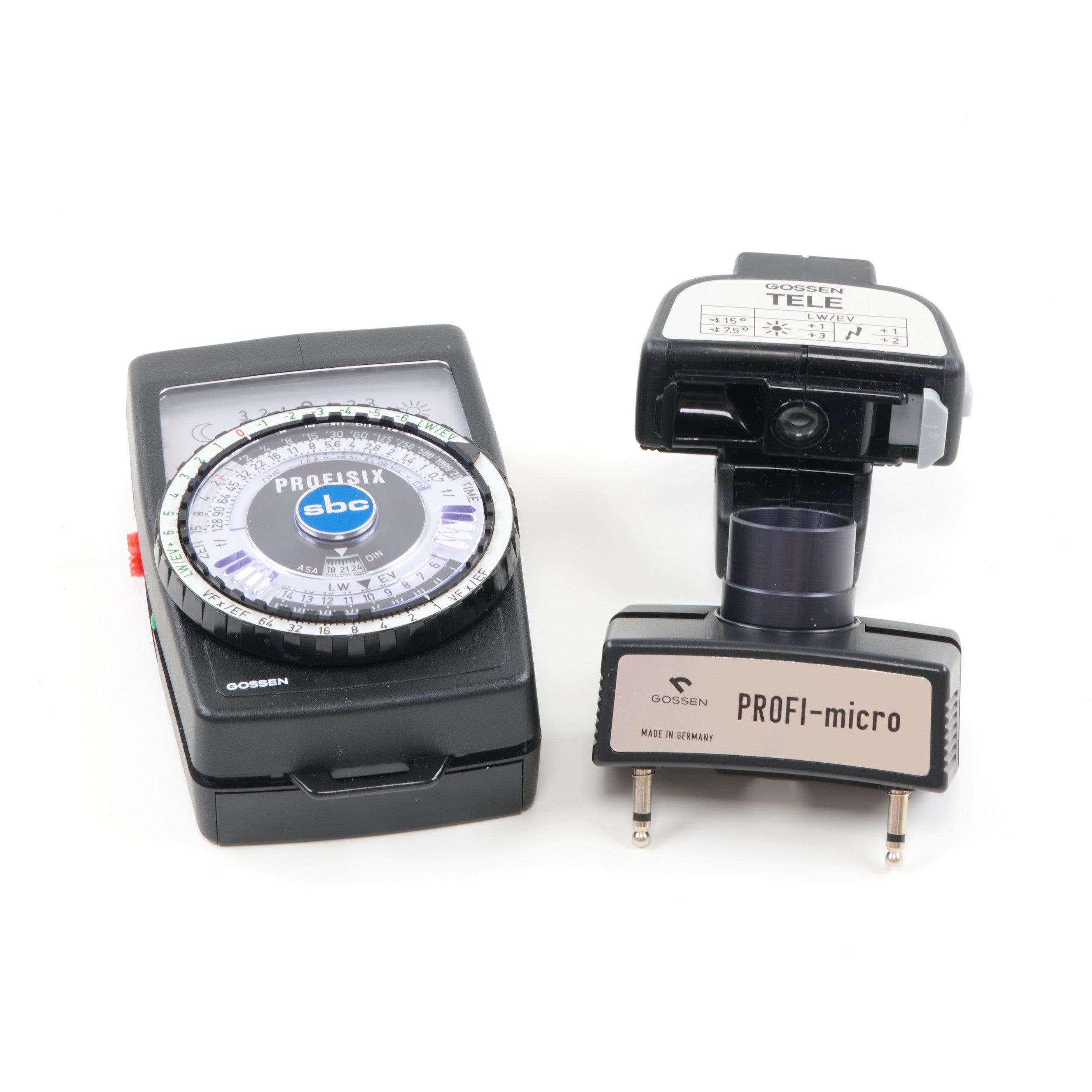 Gossen Profisix Lichtmeter Set Incl. Profi-Micro + Profi-Tele + Doos