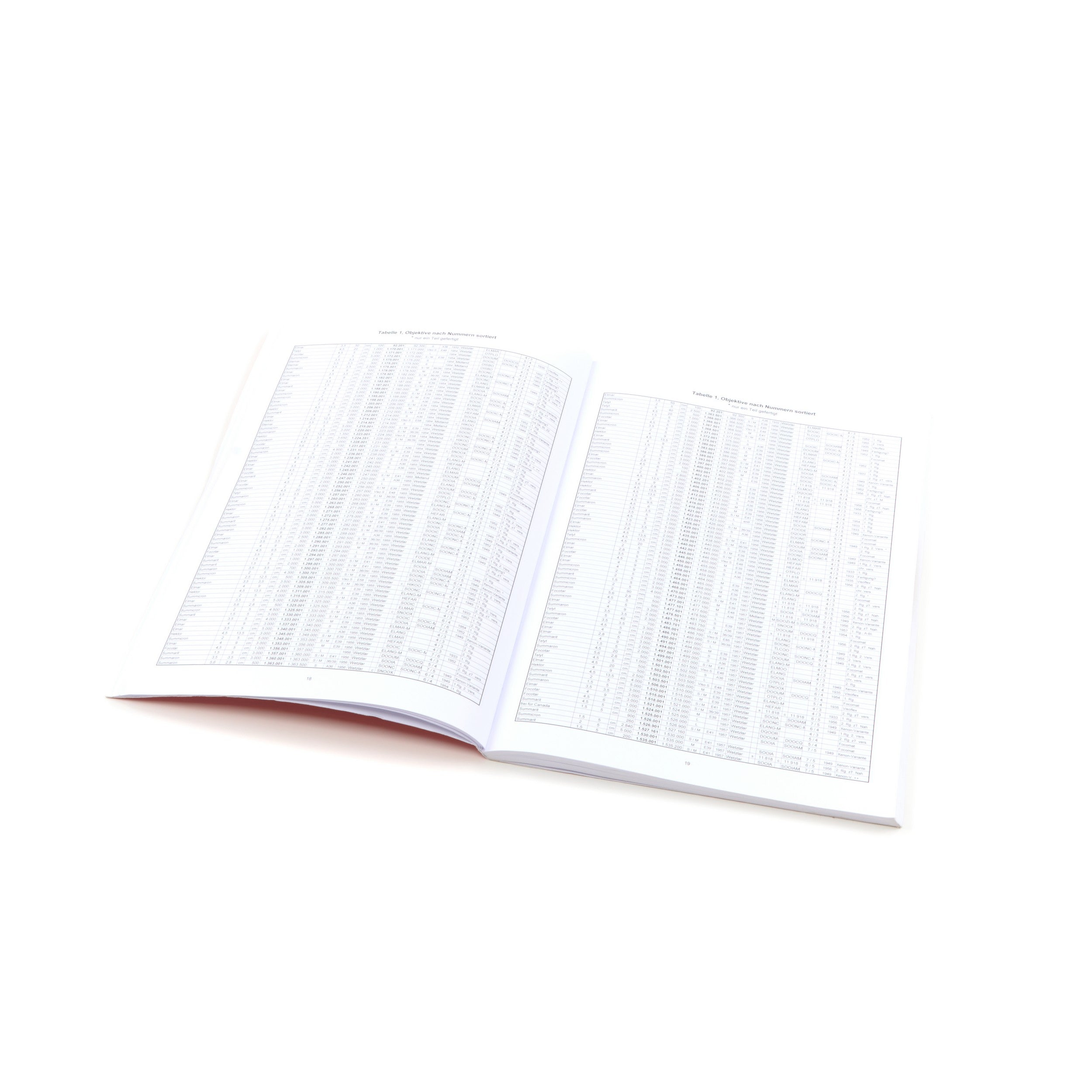 Großes Fabrikationsbuch Leica-Objektive Door Hartmut Thiele