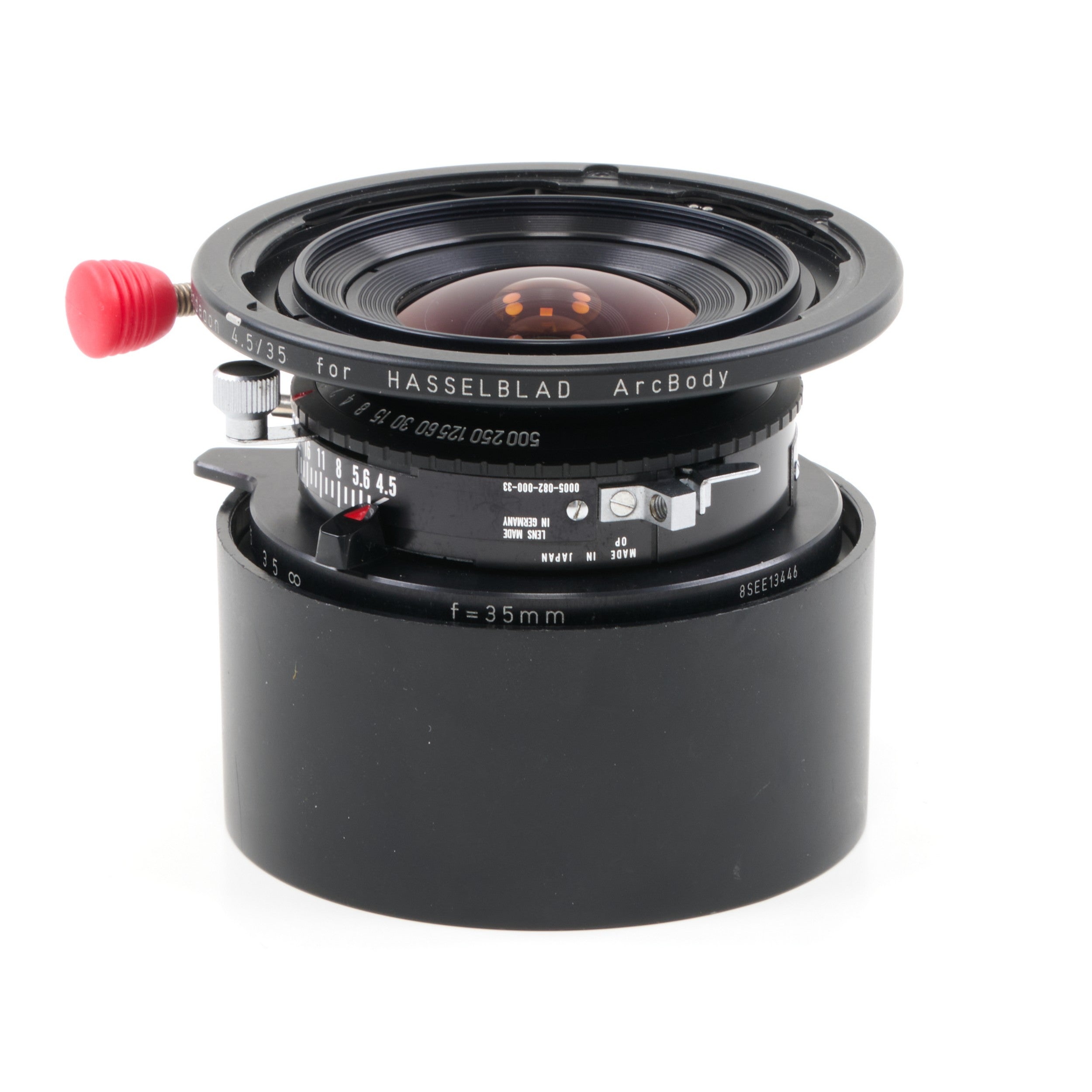 Hasselblad Arcbody Set + 35mm Lens + Doos
