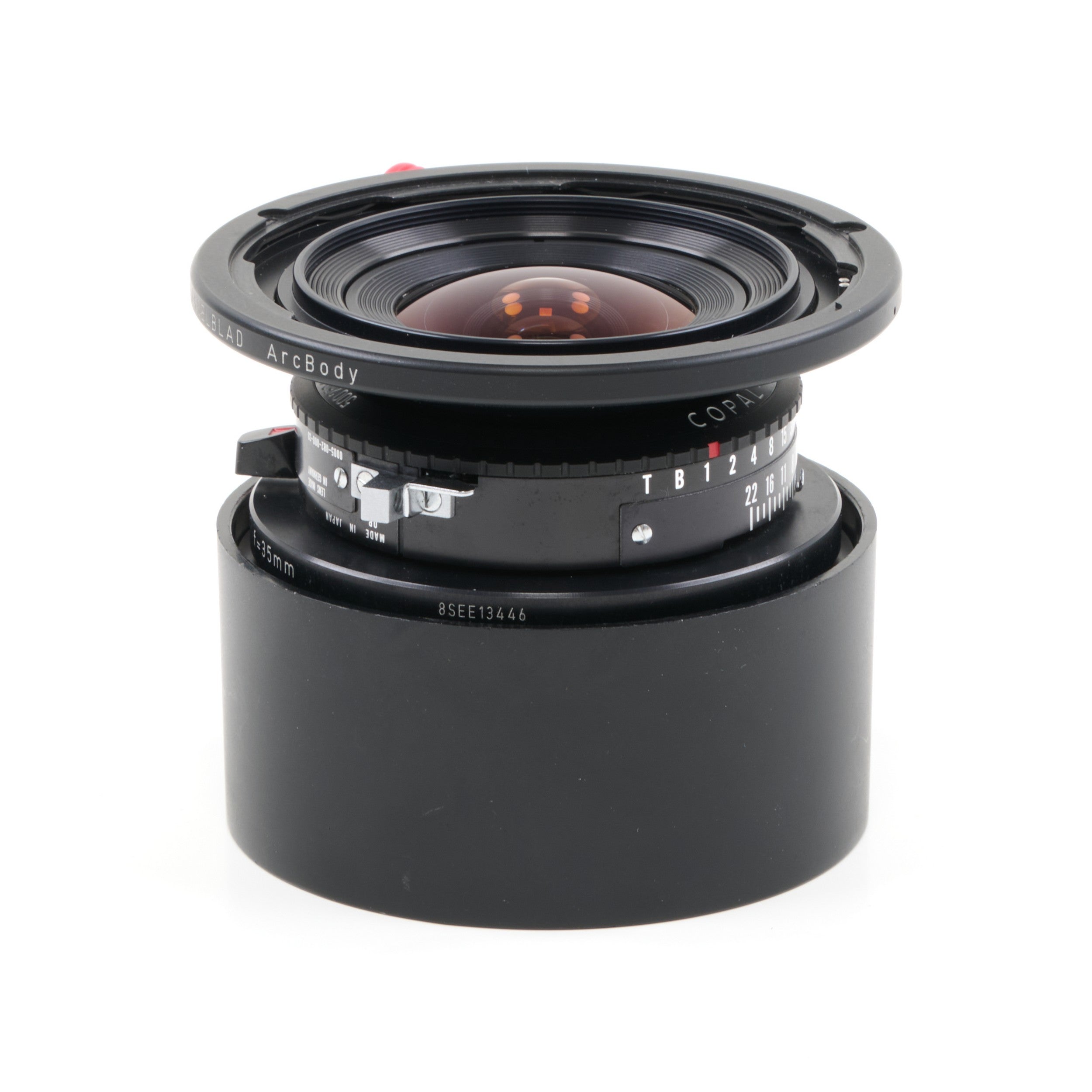 Hasselblad Arcbody Set + 35mm Lens + Doos