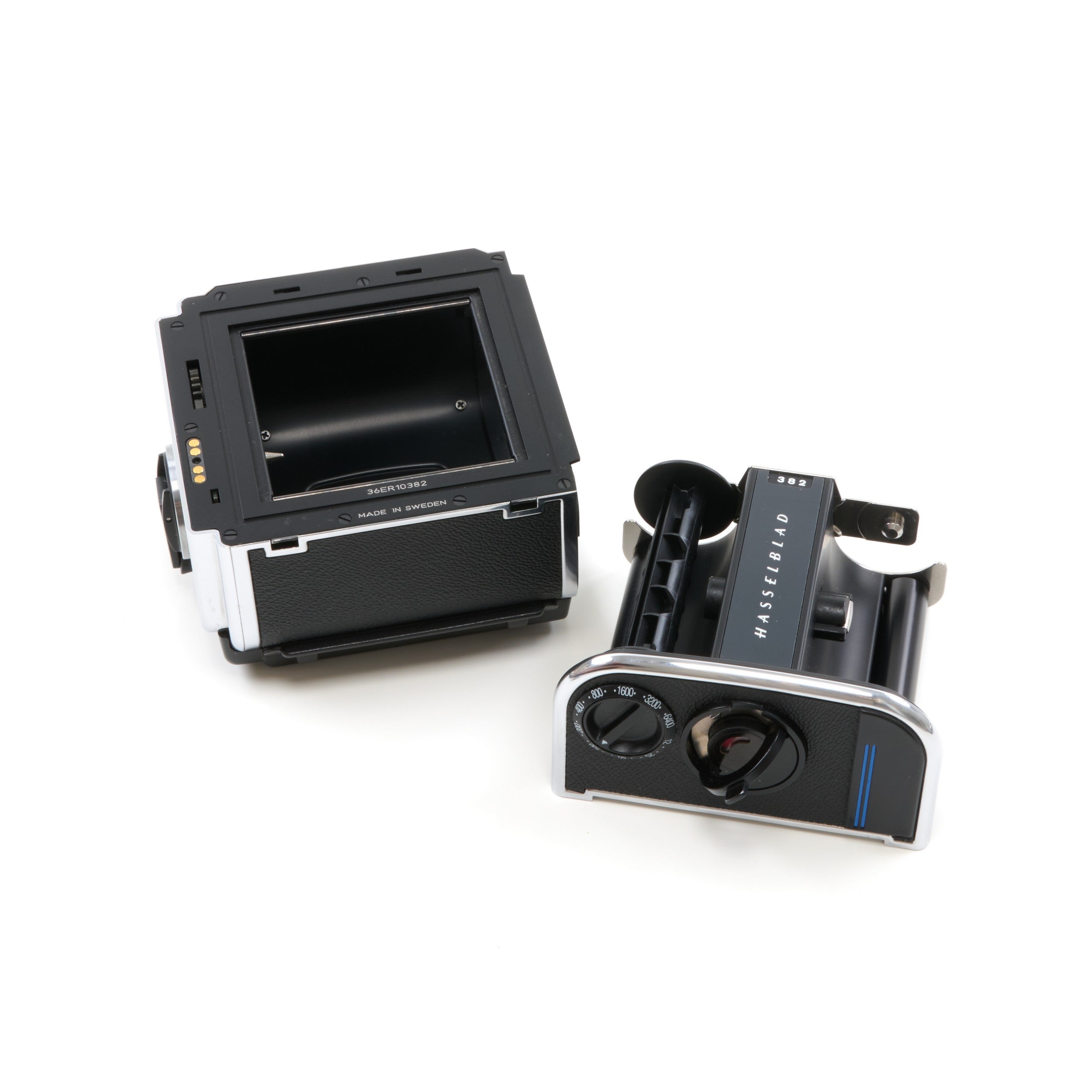 Hasselblad E12 Achterwand Chroom + Doos