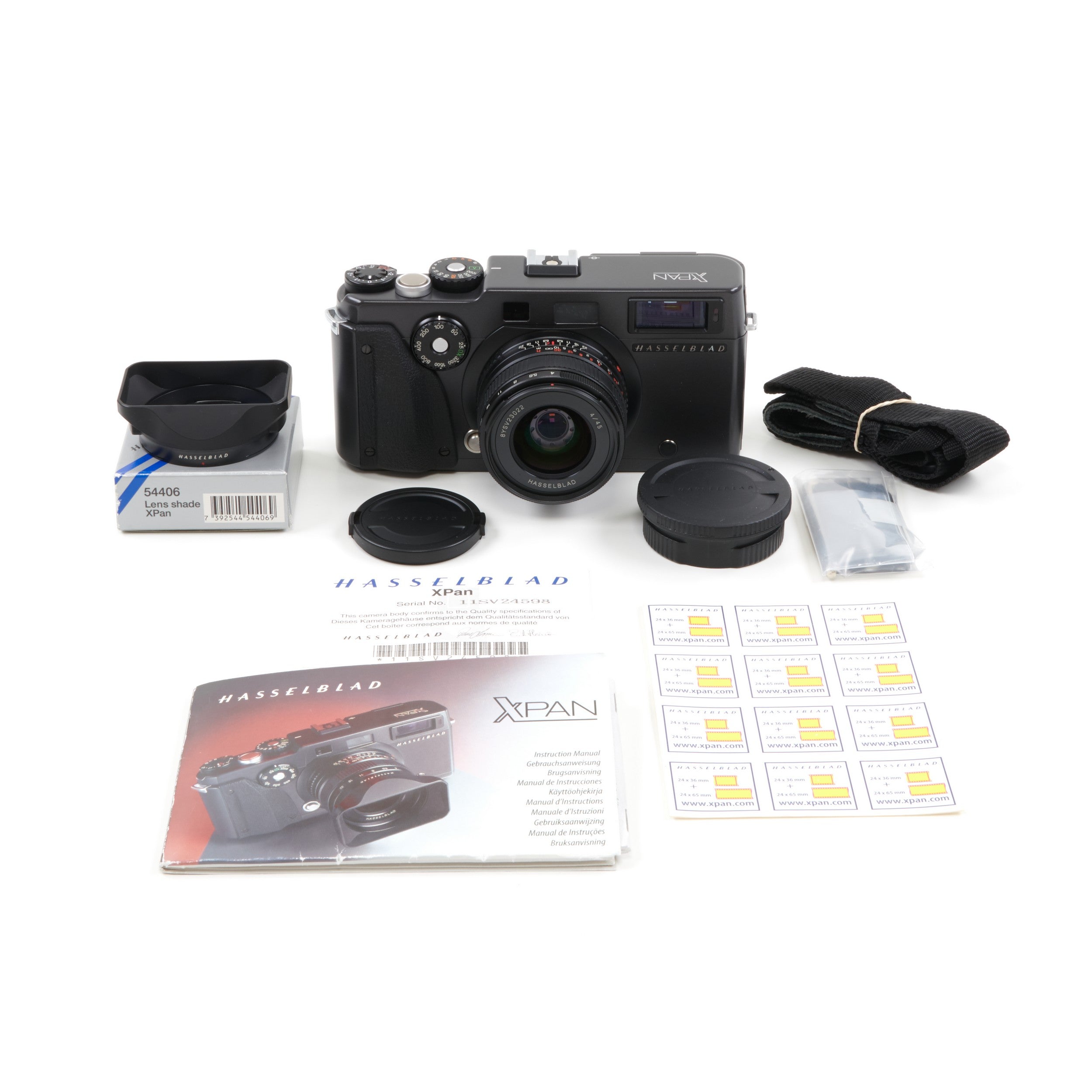 Hasselblad XPAN Panorama Set Met Extreem Lage Sluiterstand