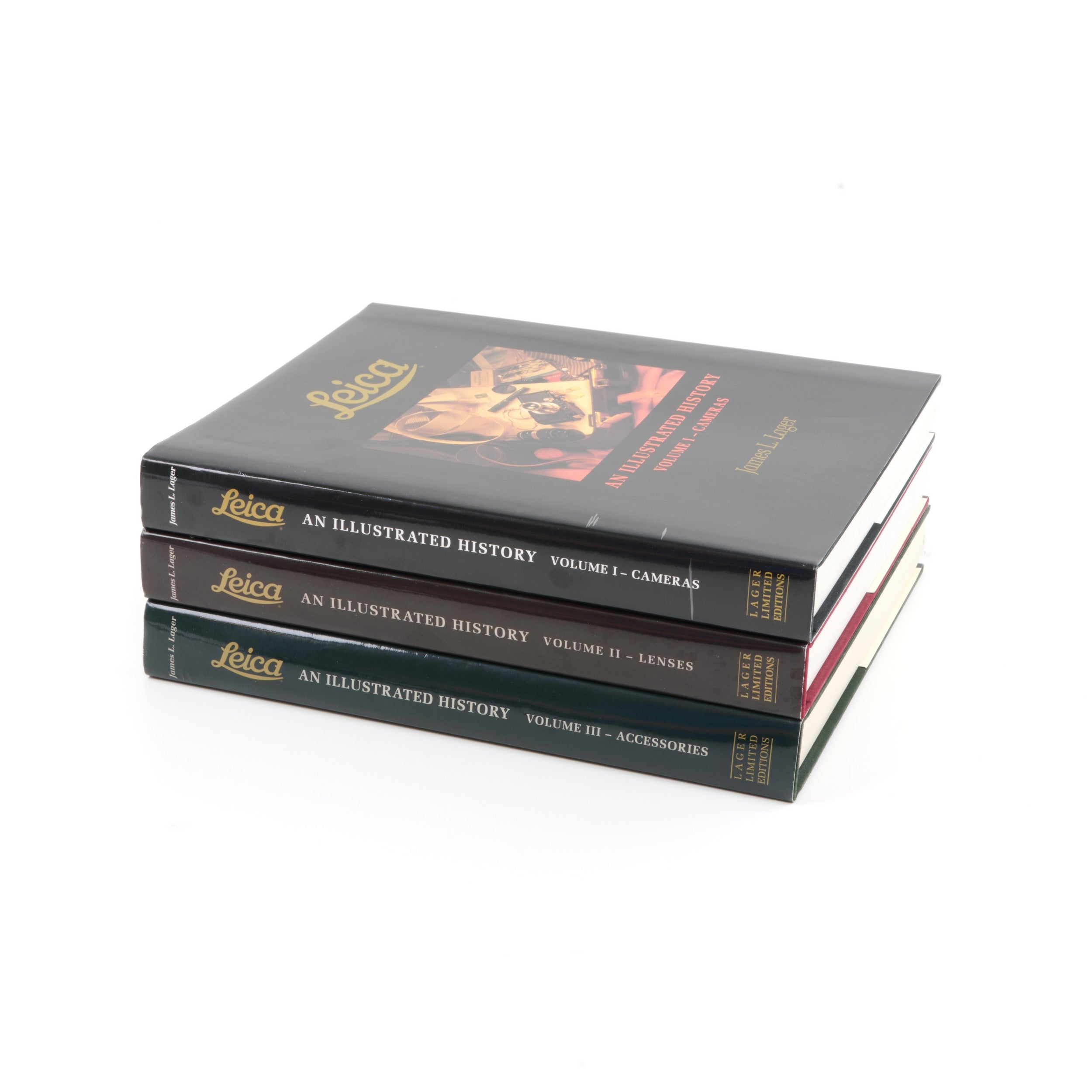 Leica An Illustrated History Set Volume I + II + III Door James L. Lager