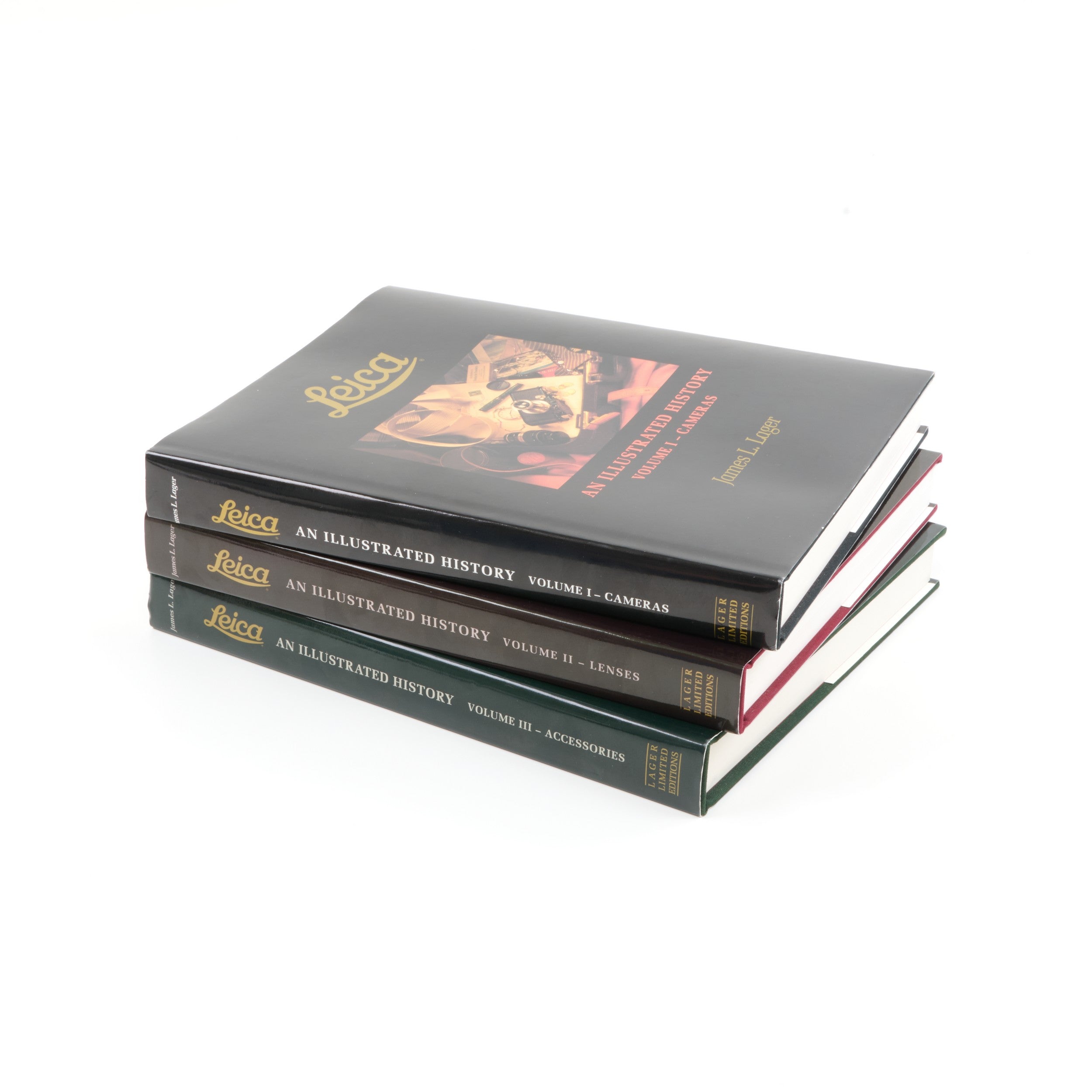 Leica An Illustrated History Set Volume I + II + III Door James L. Lager