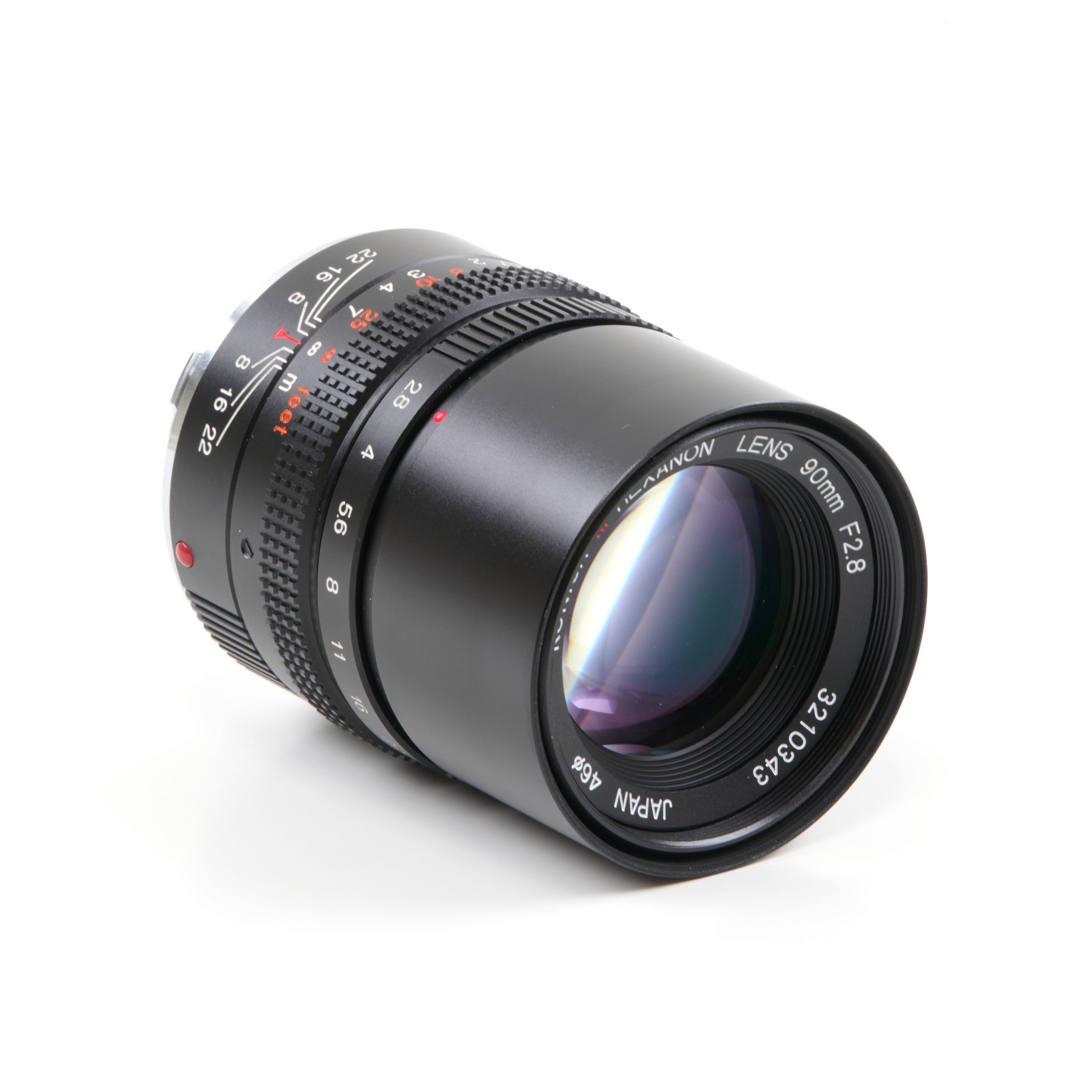 Konica M-Hexanon 90mm f2.8 NOS + Doos