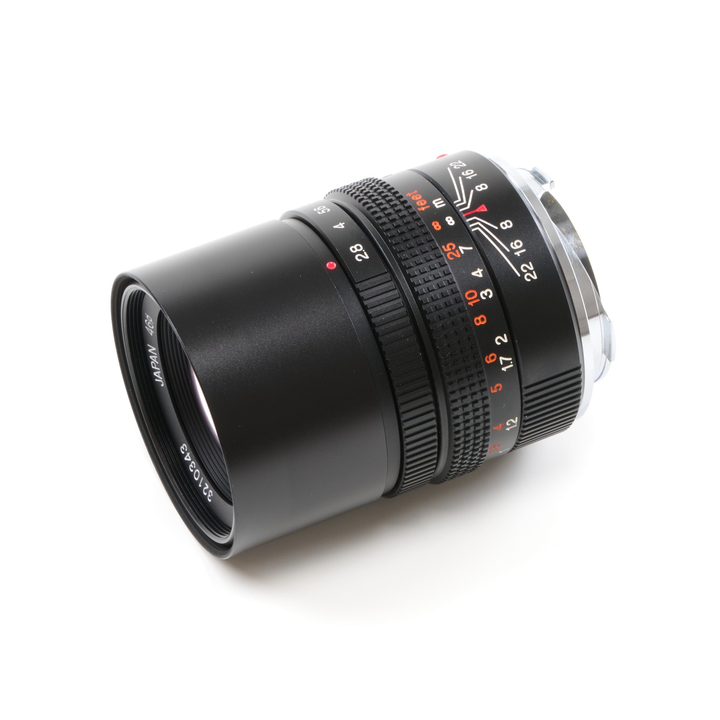 Konica M-Hexanon 90mm f2.8 NOS + Doos