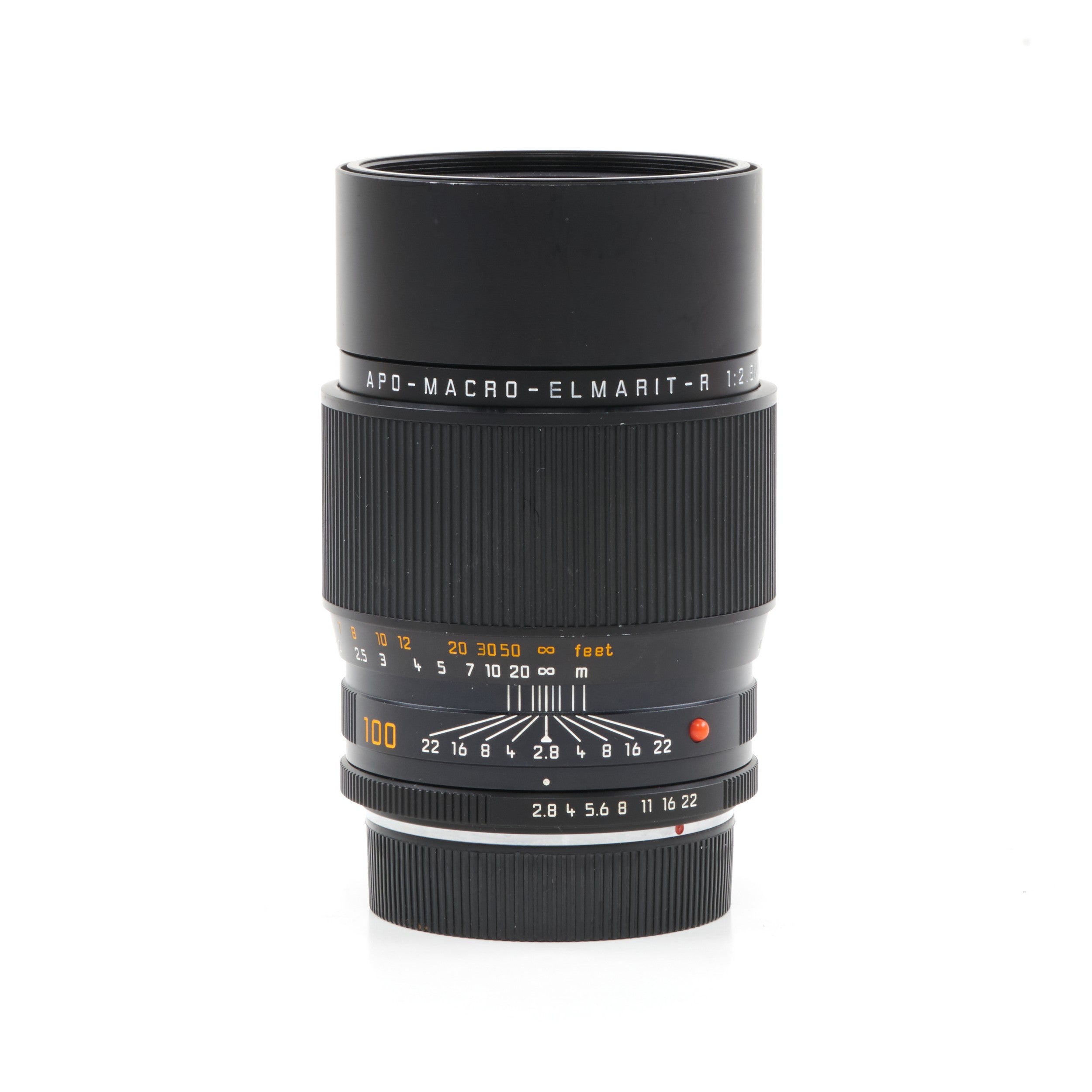 Leica 100mm f2.8 APO-Macro-Elmarit-R ROM + Doos