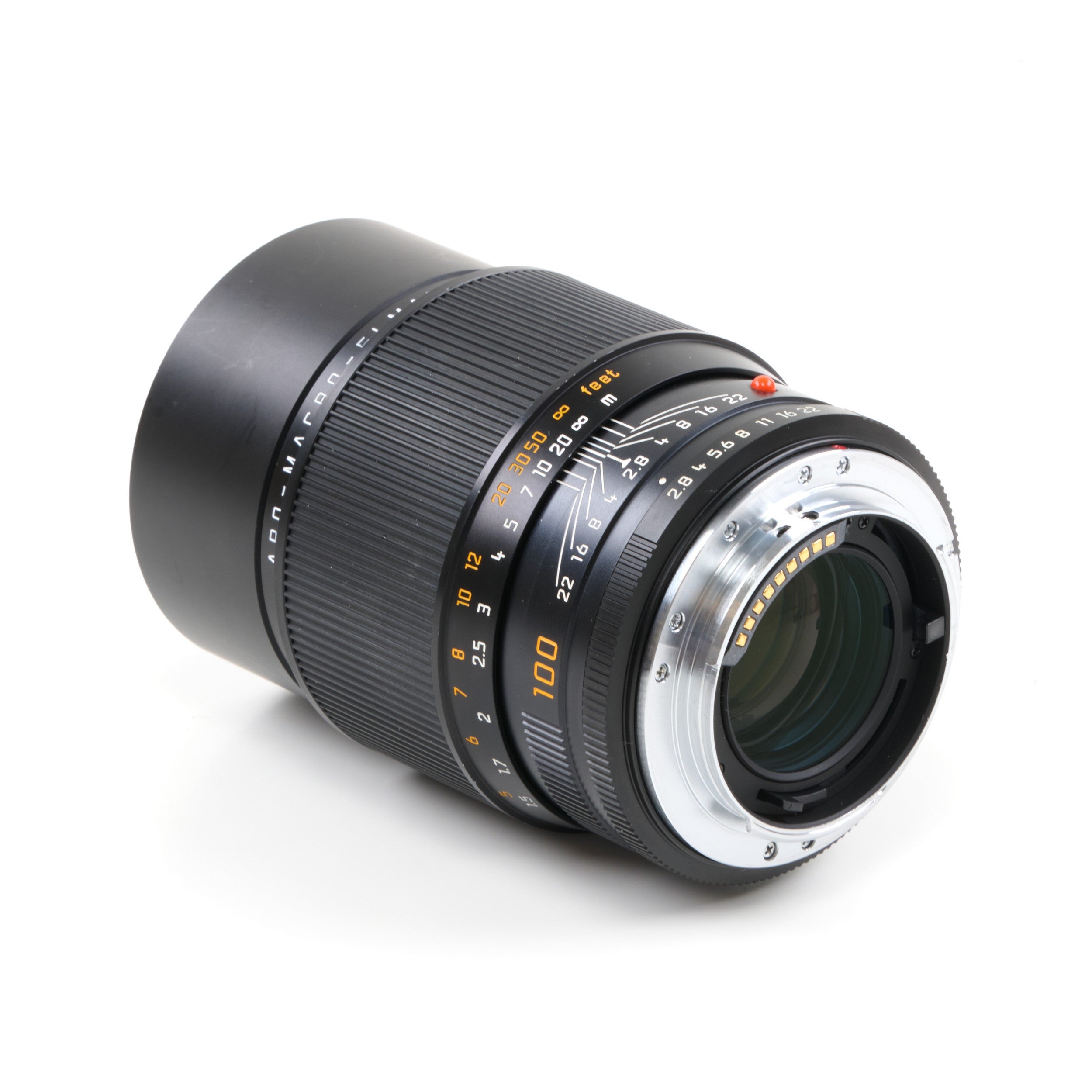 Leica 100mm f2.8 APO-Macro-Elmarit-R ROM + Doos
