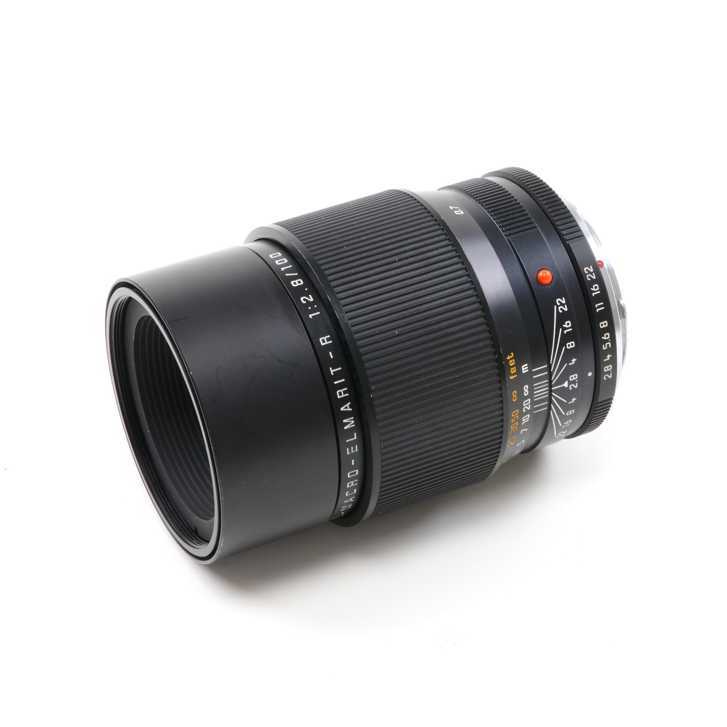 Leica 100mm f2.8 APO-Macro-Elmarit-R ROM + Doos