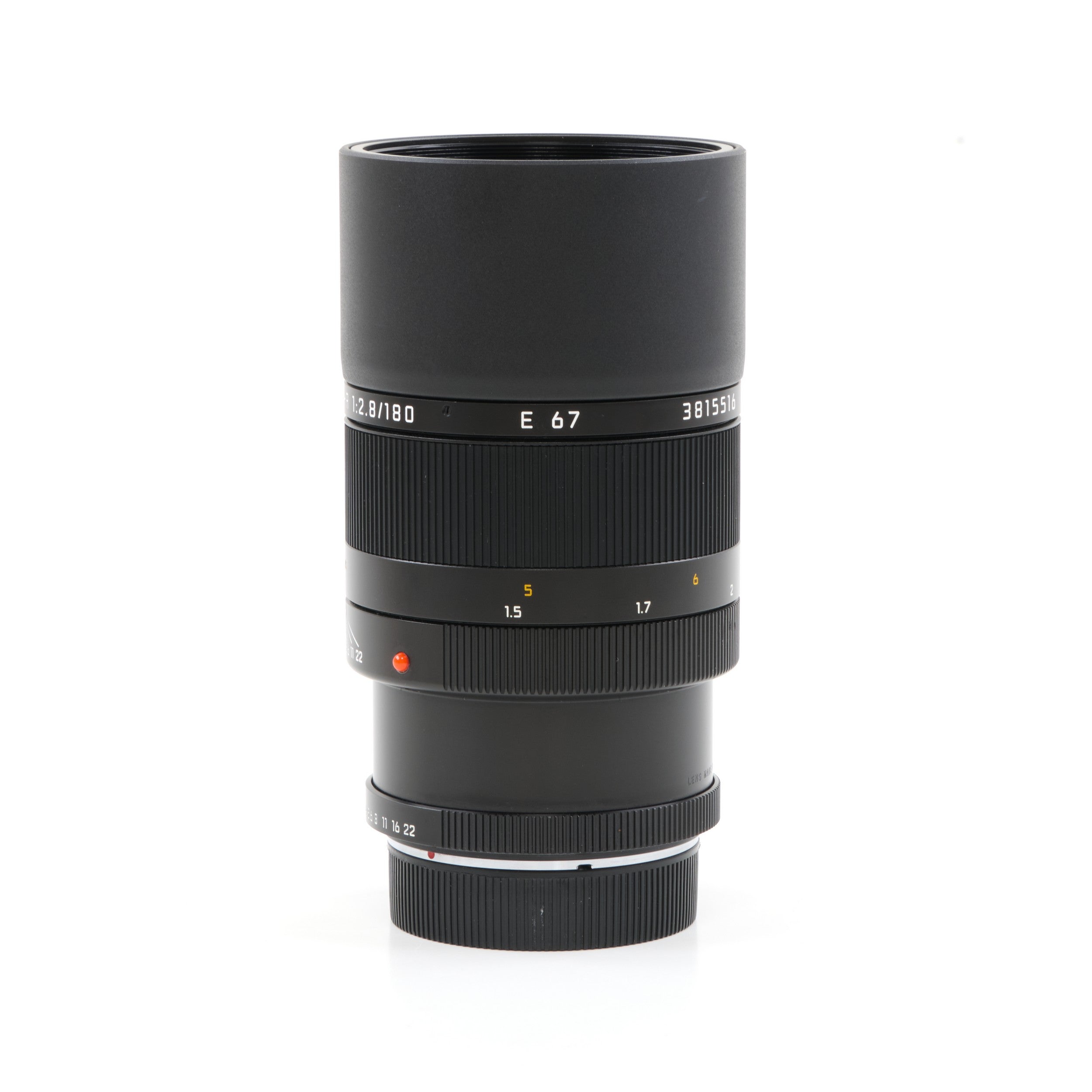 Leica 180mm f2.8 APO-Elmarit-R ROM + Doos