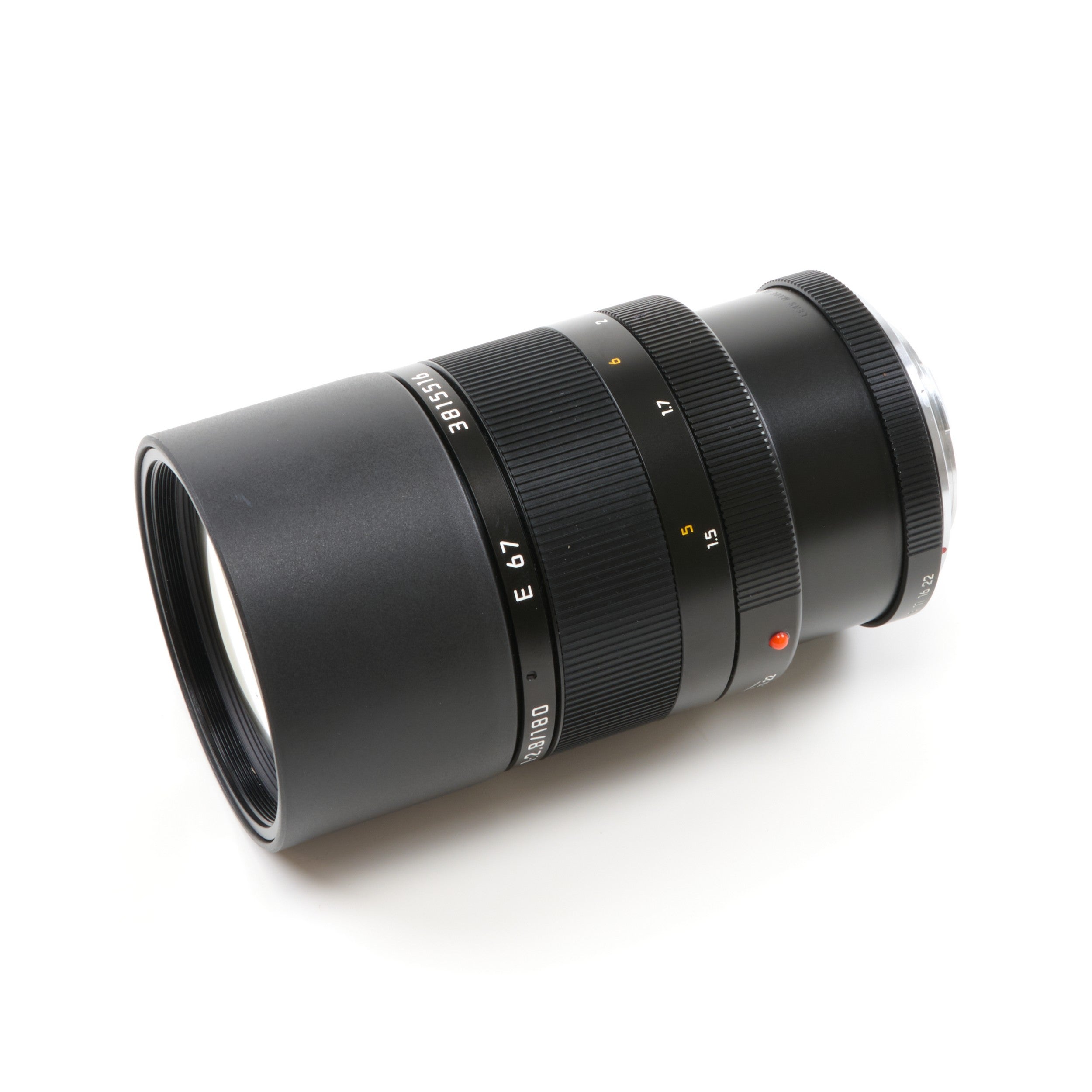 Leica 180mm f2.8 APO-Elmarit-R ROM + Doos