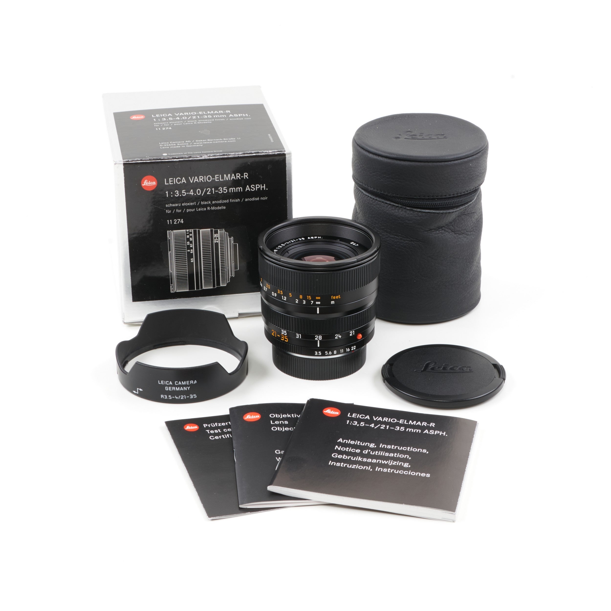 Leica 21-35mm f3.5-4 Vario-Elmar-R ASPH ROM + Doos