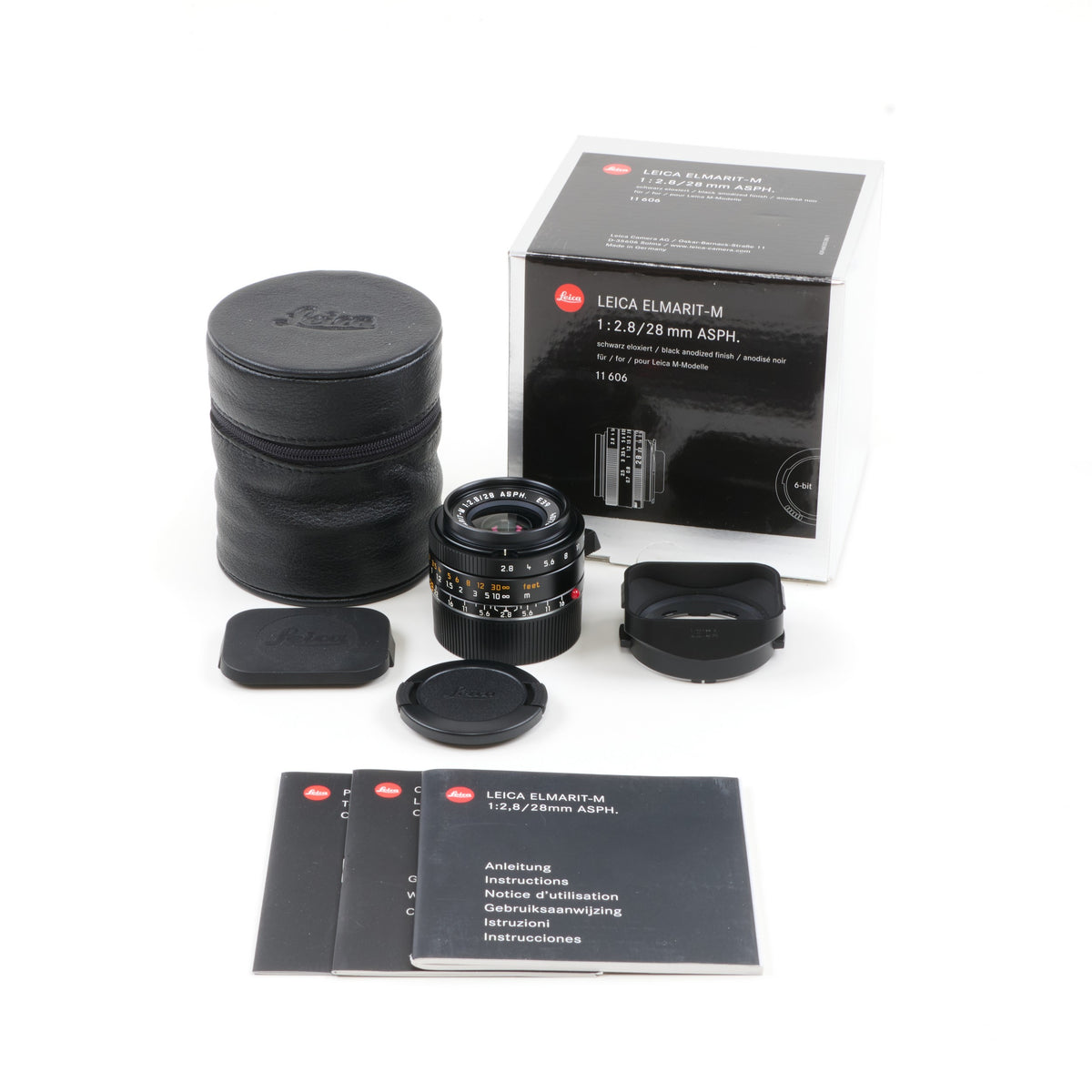 Leica 28mm f2.8 Elmarit-M ASPH + Doos