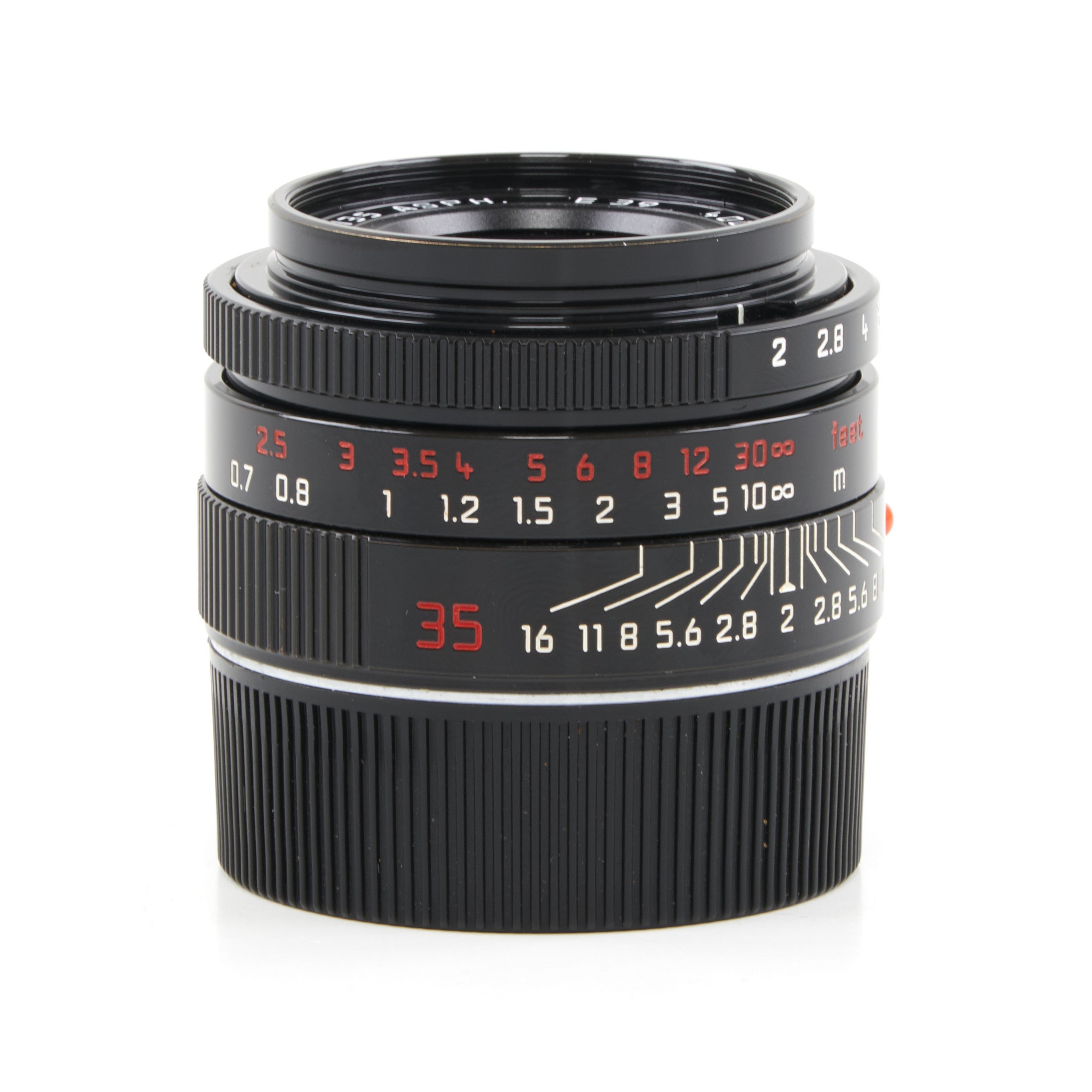 Leica 35mm f2 Summicron-M ASPH Millennium Black Paint + Doos
