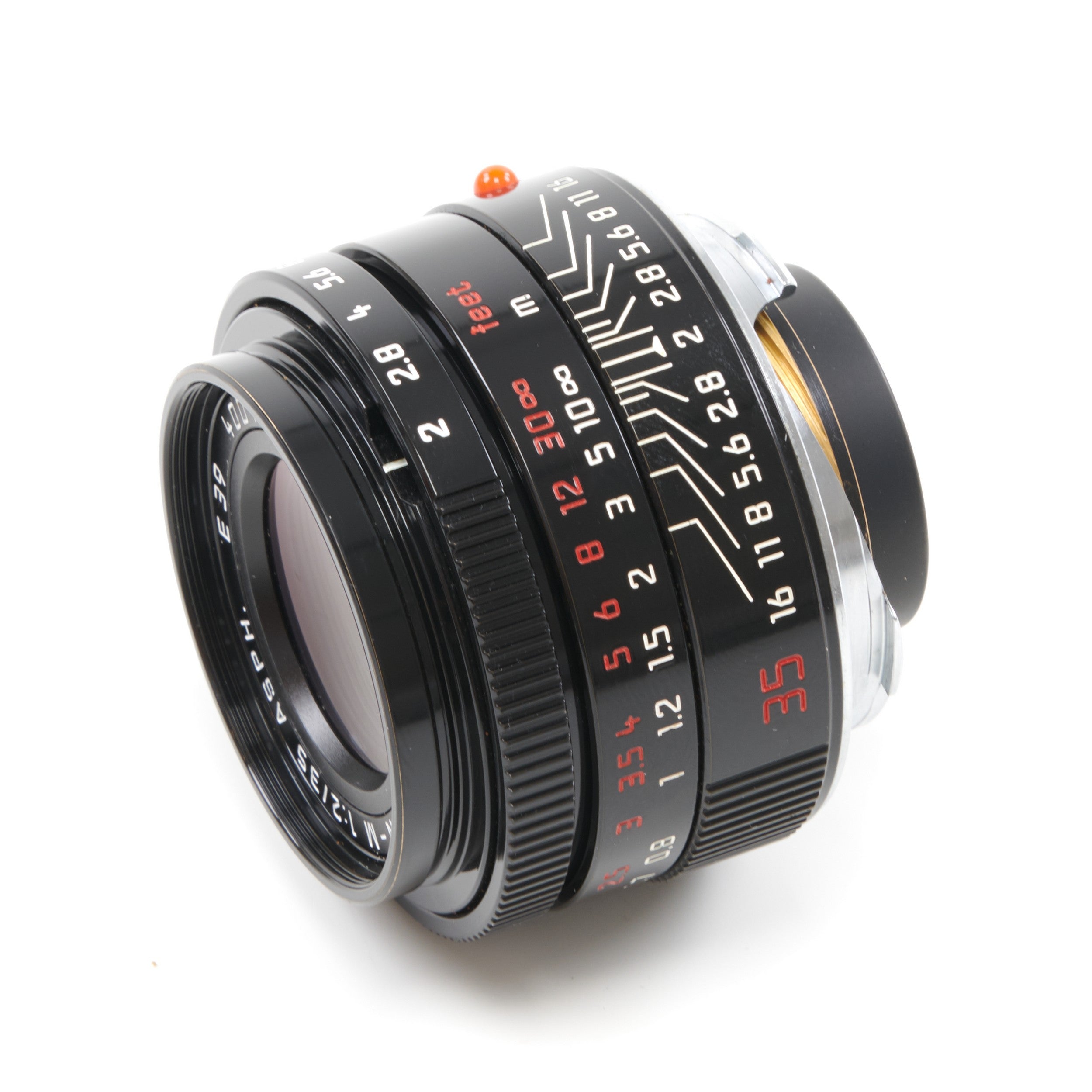 Leica 35mm f2 Summicron-M ASPH Millennium Black Paint + Doos