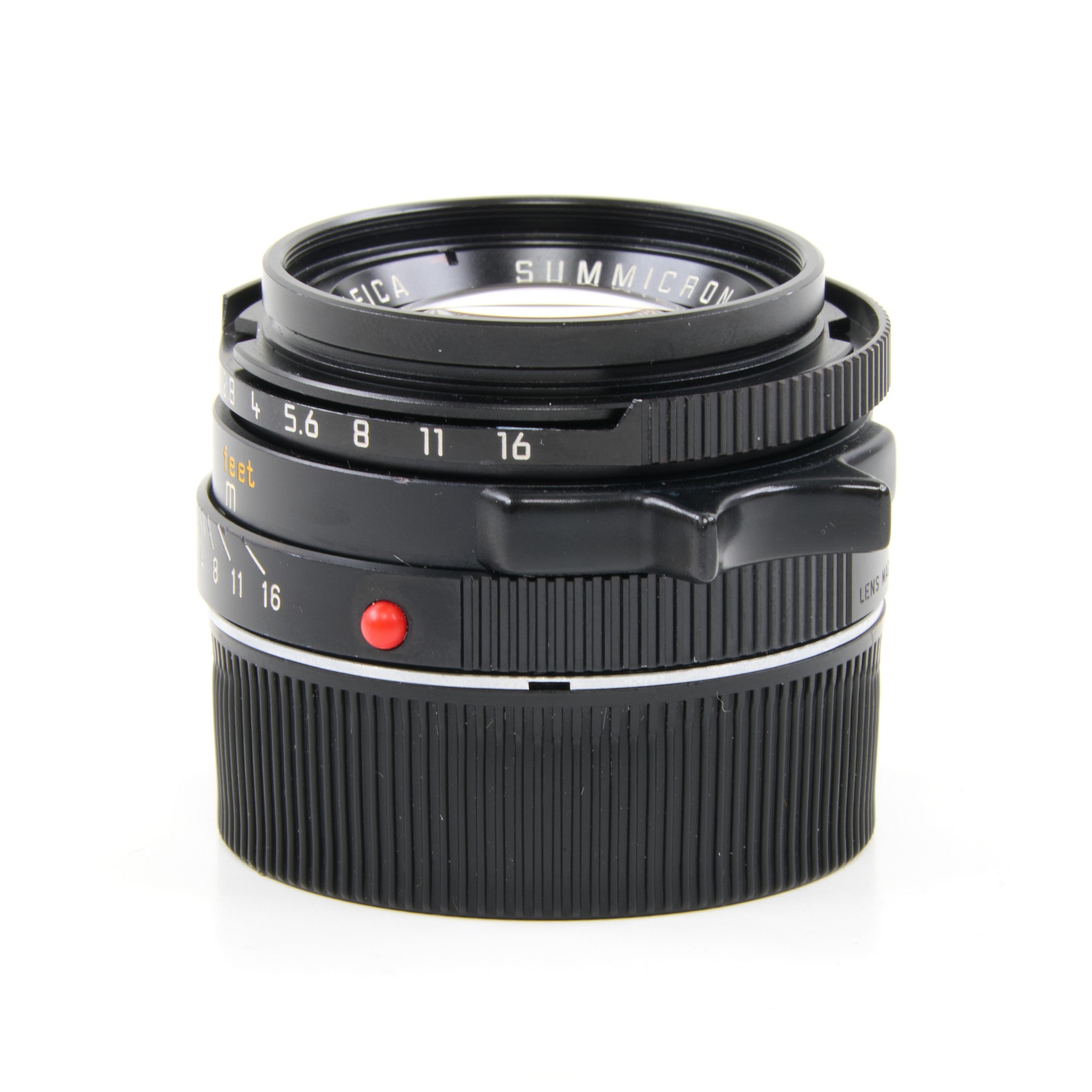 Leica 35mm f2 Summicron-M Zwart 4e Versie King Of Bokeh Germany