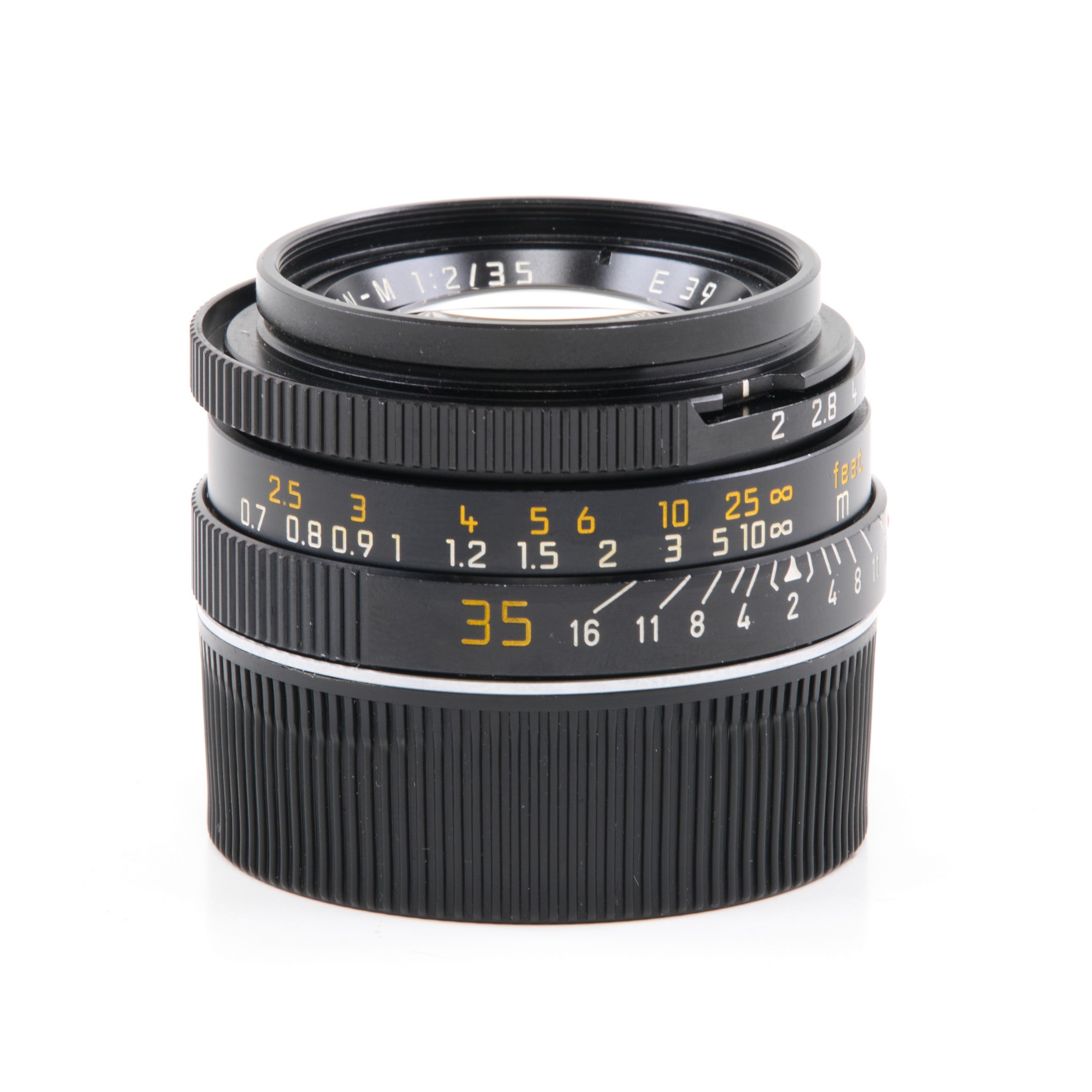 Leica 35mm f2 Summicron-M Zwart 4e Versie King Of Bokeh Germany