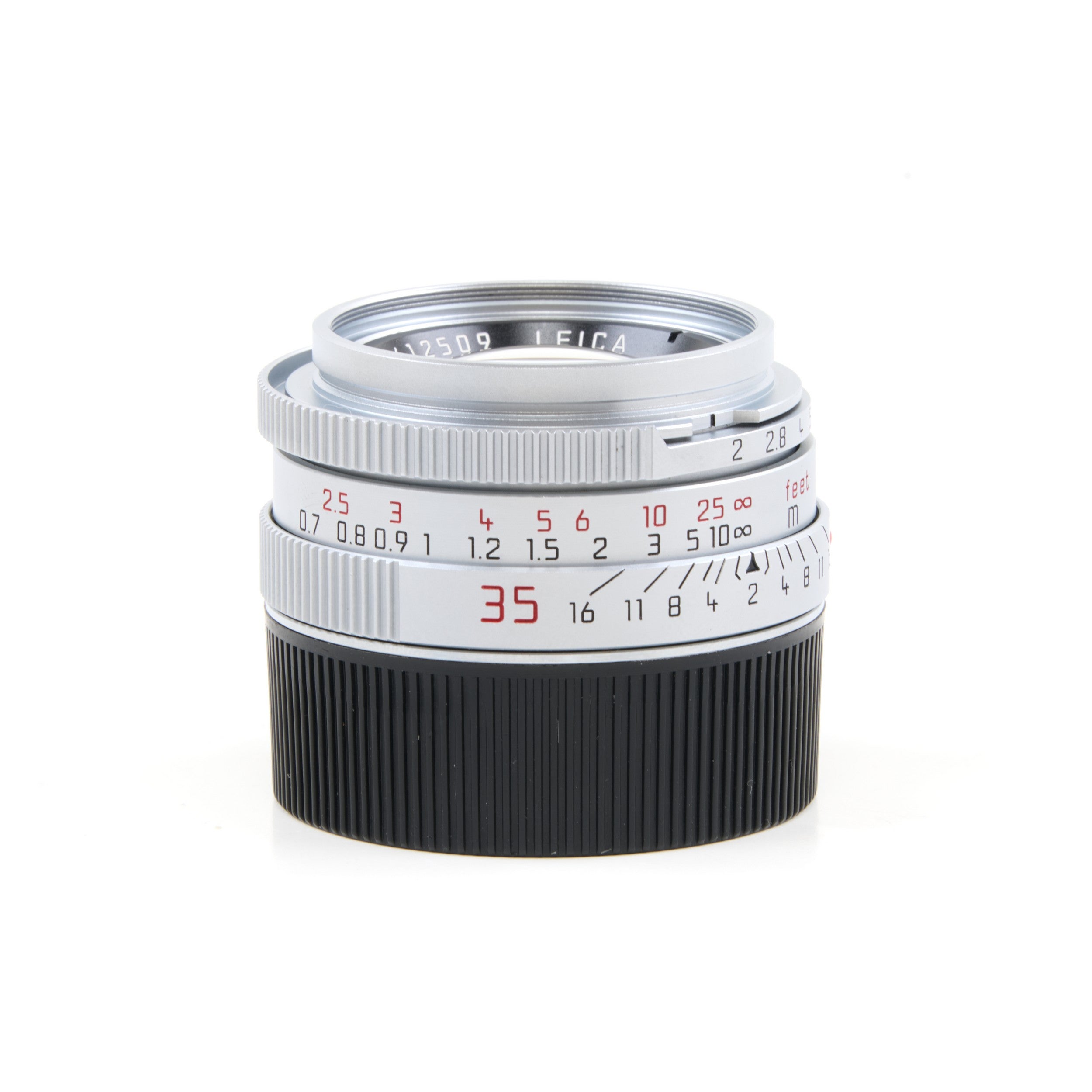 Leica 35mm f2 Summicron-M Chroom 4e Versie King Of Bokeh Germany + Doos