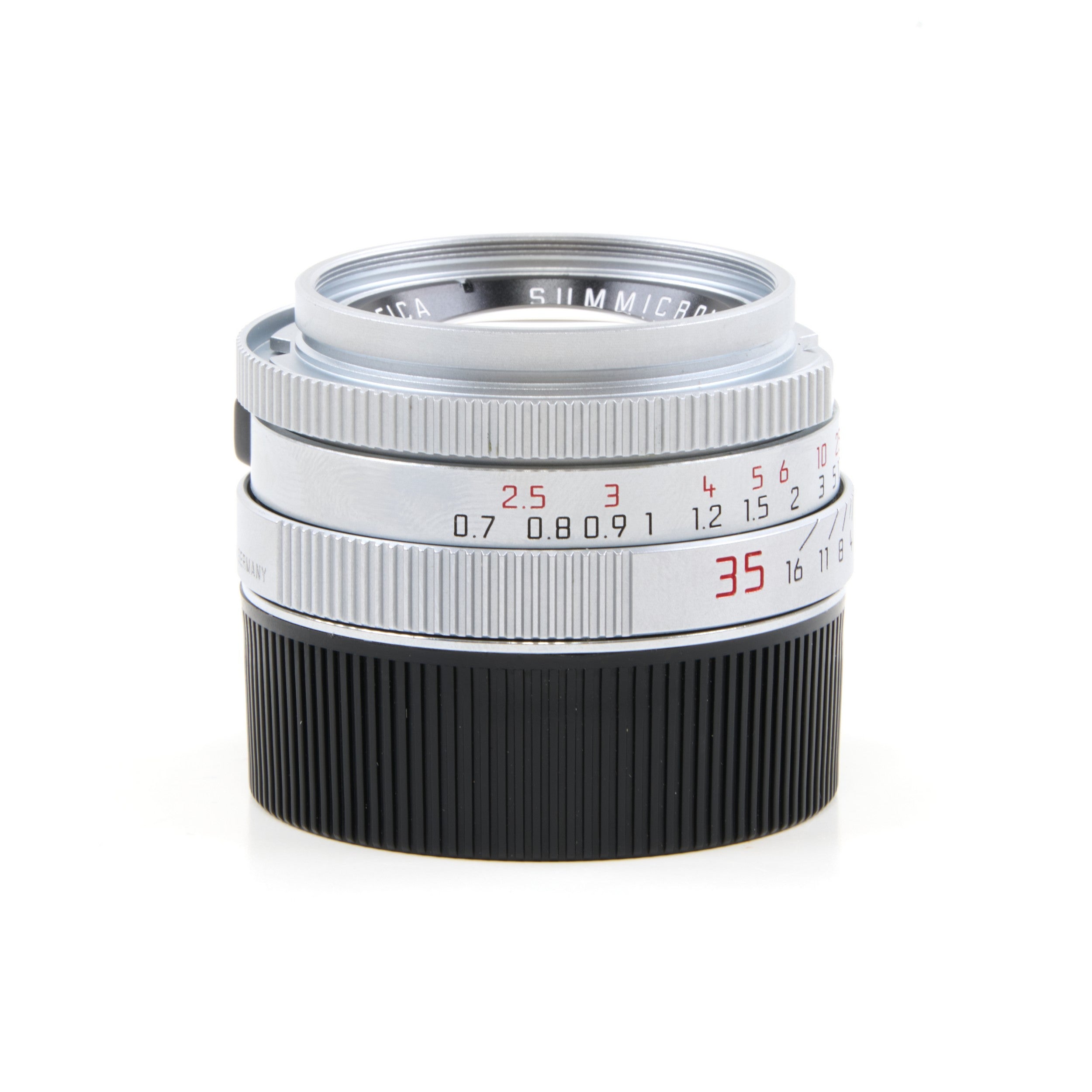 Leica 35mm f2 Summicron-M Chroom 4e Versie King Of Bokeh Germany + Doos