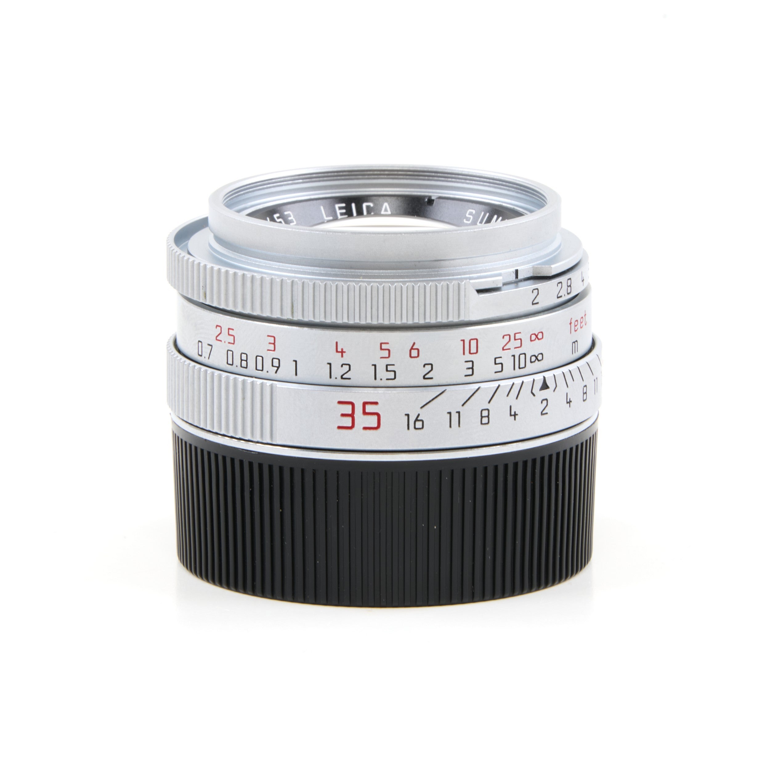 Leica 35mm f2 Summicron-M Chroom 4e Versie King Of Bokeh Germany + Doos