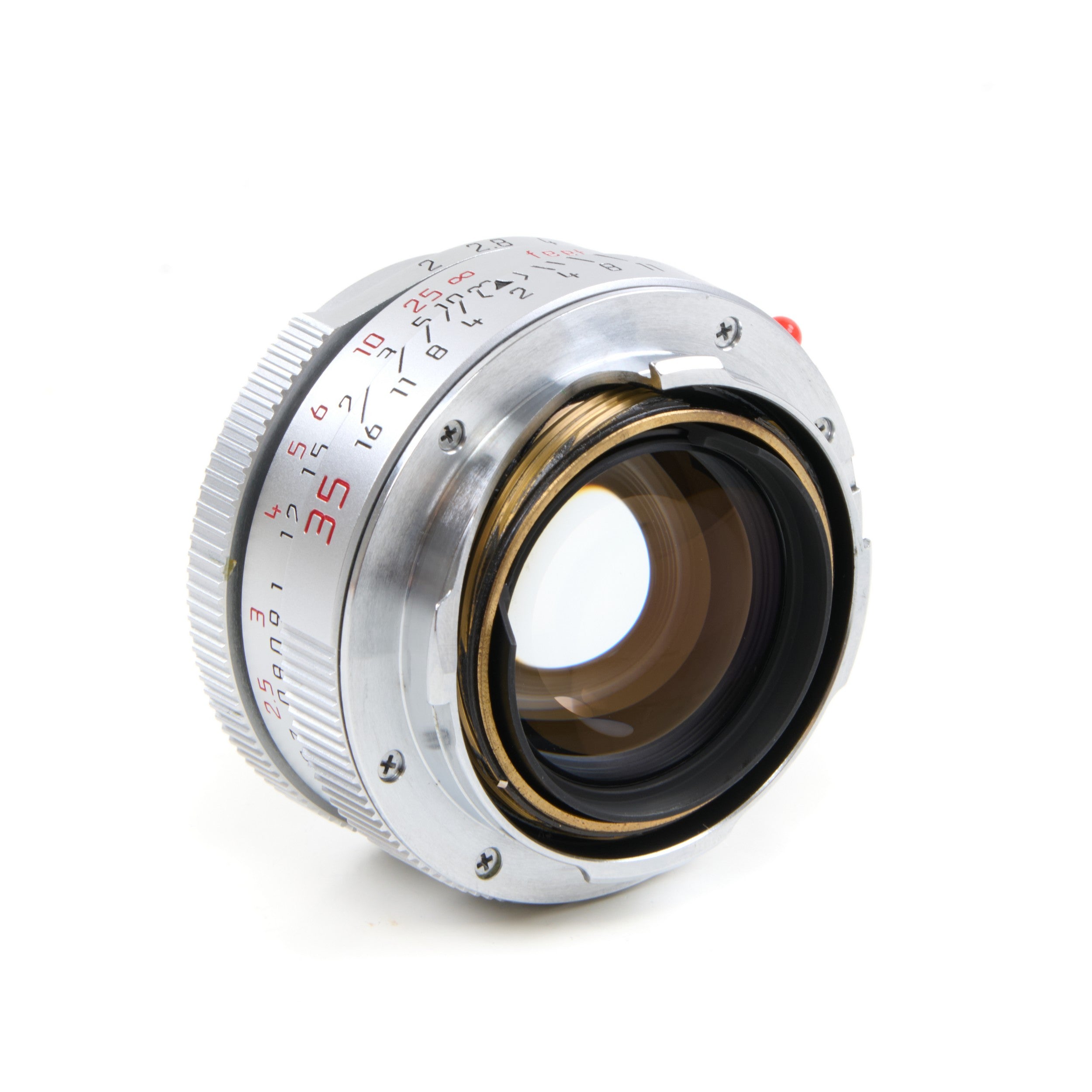 Leica 35mm f2 Summicron-M Chroom 4e Versie King Of Bokeh Germany + Doos