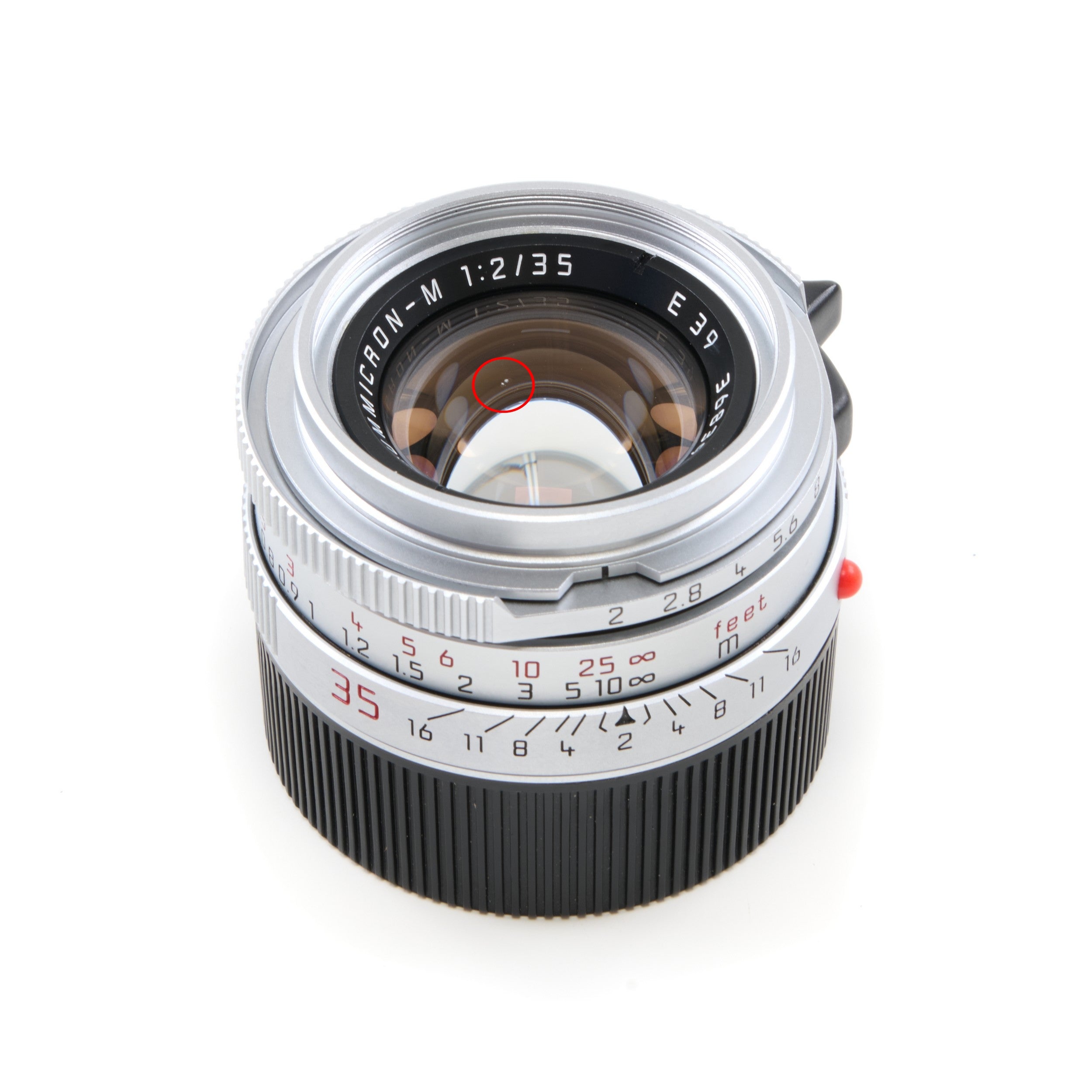 Leica 35mm f2 Summicron-M Chroom 4e Versie Koning Van Bokeh Germany + Doos LEZEN
