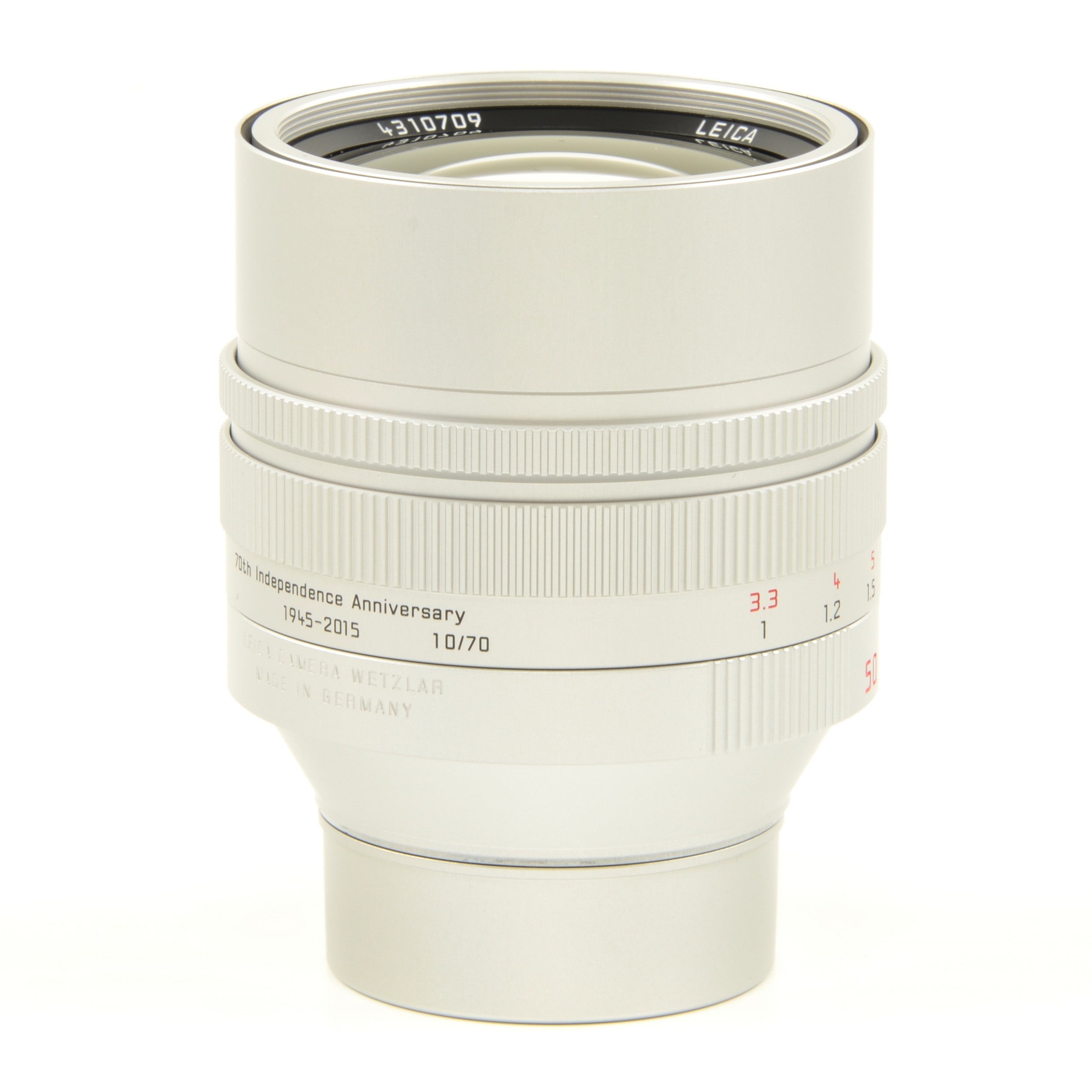 Leica 35mm f1.4 Summilux-M ASPH FLE + 50mm f0.95 Noctilux-M Chroom Set "70th Anniversary Republic of Korea" + Doos