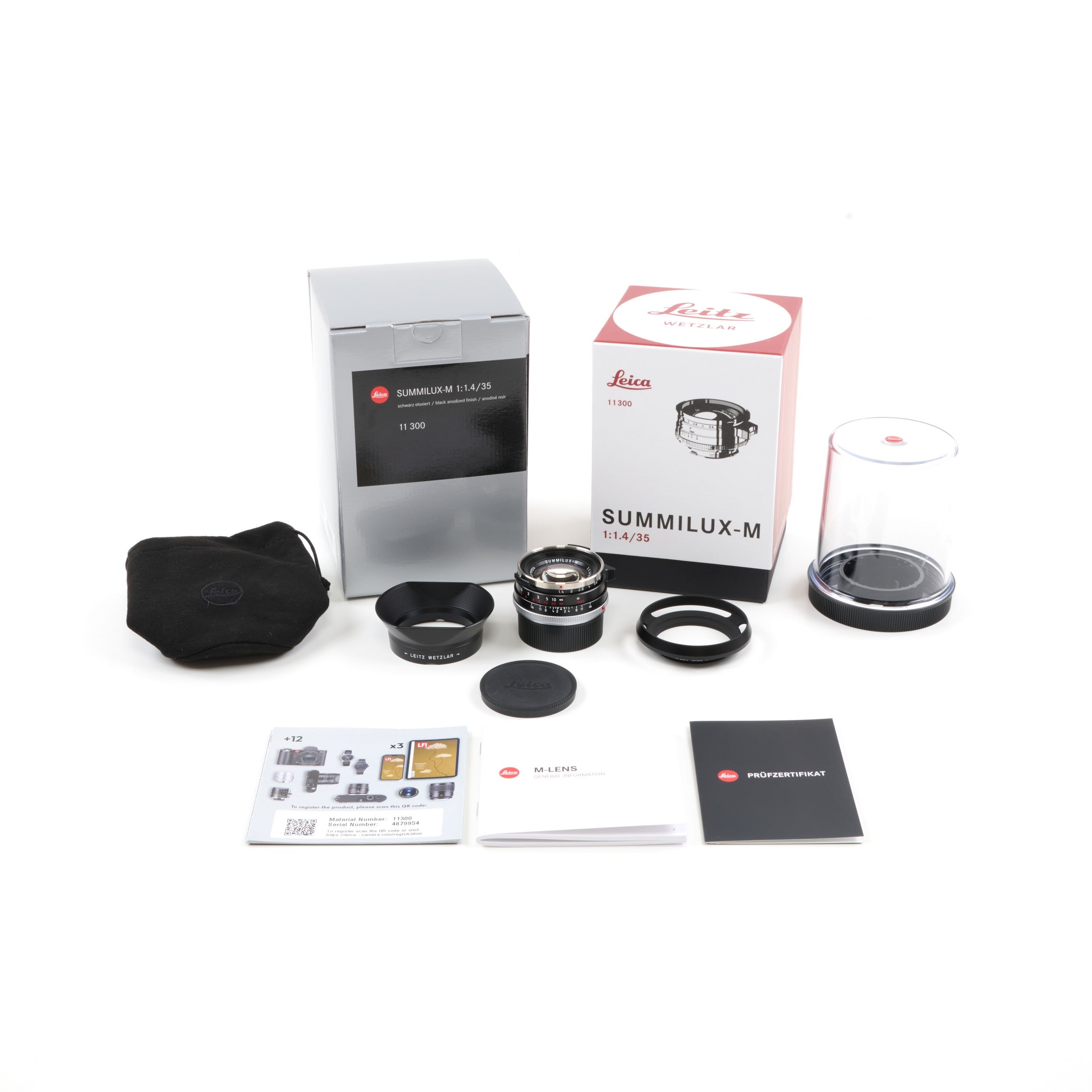 Leica 35mm f1.4 Summilux-M Black Classic Steel Rim Re-issue + Doos