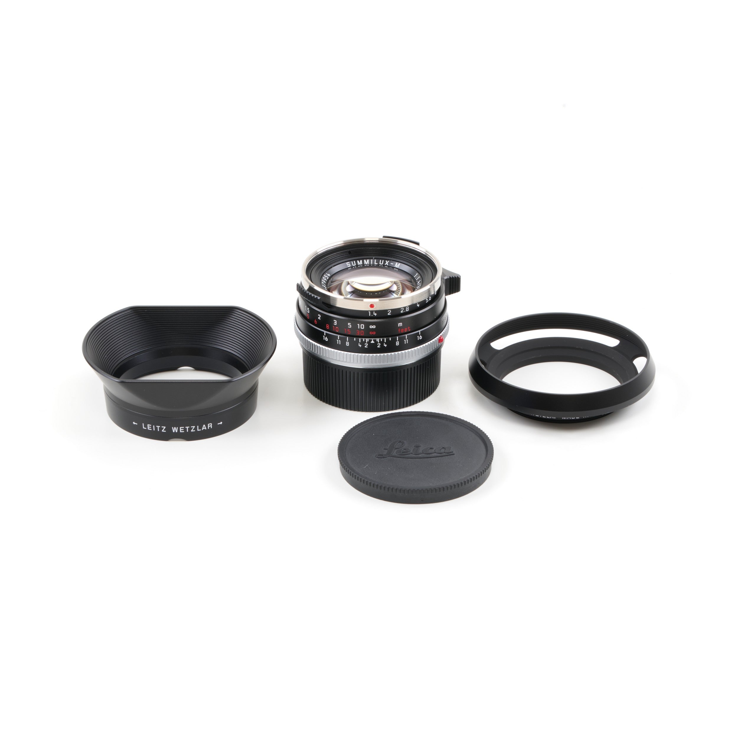 Leica 35mm f1.4 Summilux-M Black Classic Steel Rim Re-issue + Doos