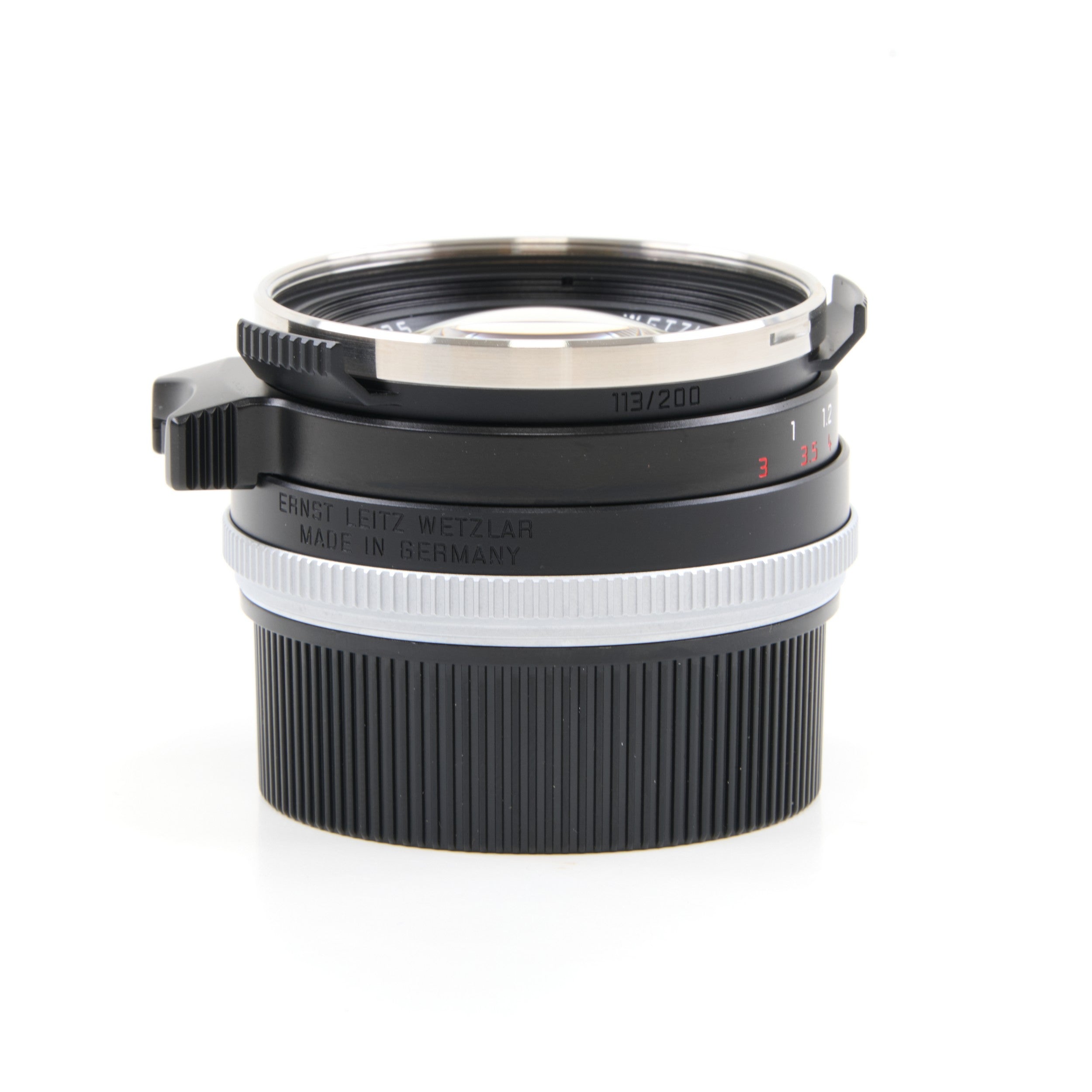Leica 35mm f1.4 Summilux-M Black Classic Steel Rim Re-issue + Doos