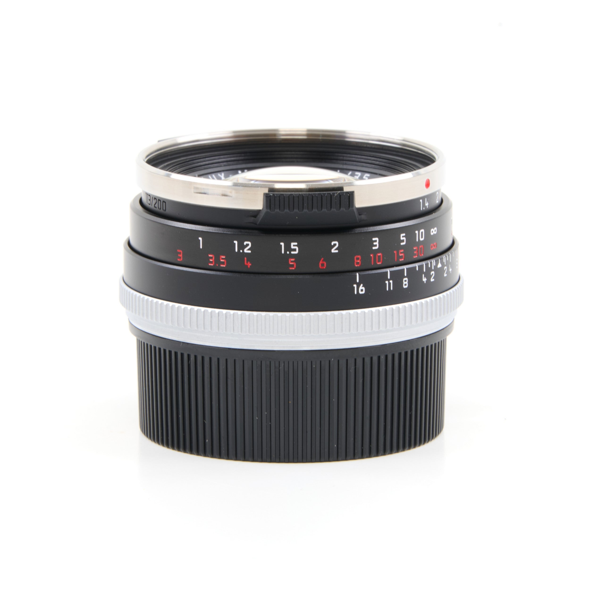 Leica 35mm f1.4 Summilux-M Black Classic Steel Rim Re-issue + Doos