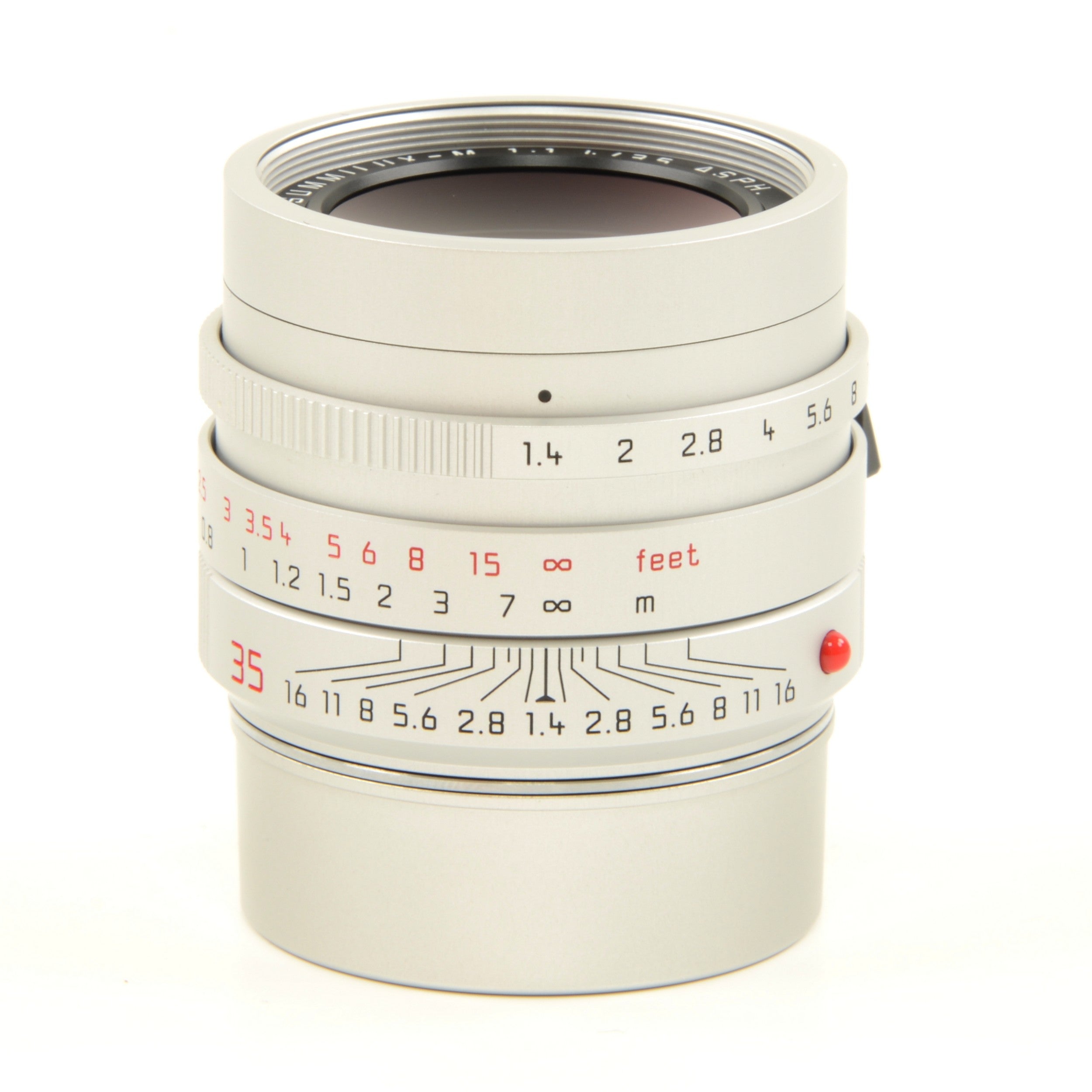 Leica 35mm f1.4 Summilux-M ASPH FLE Chroom "70th Anniversary Republic of Korea" + Doos
