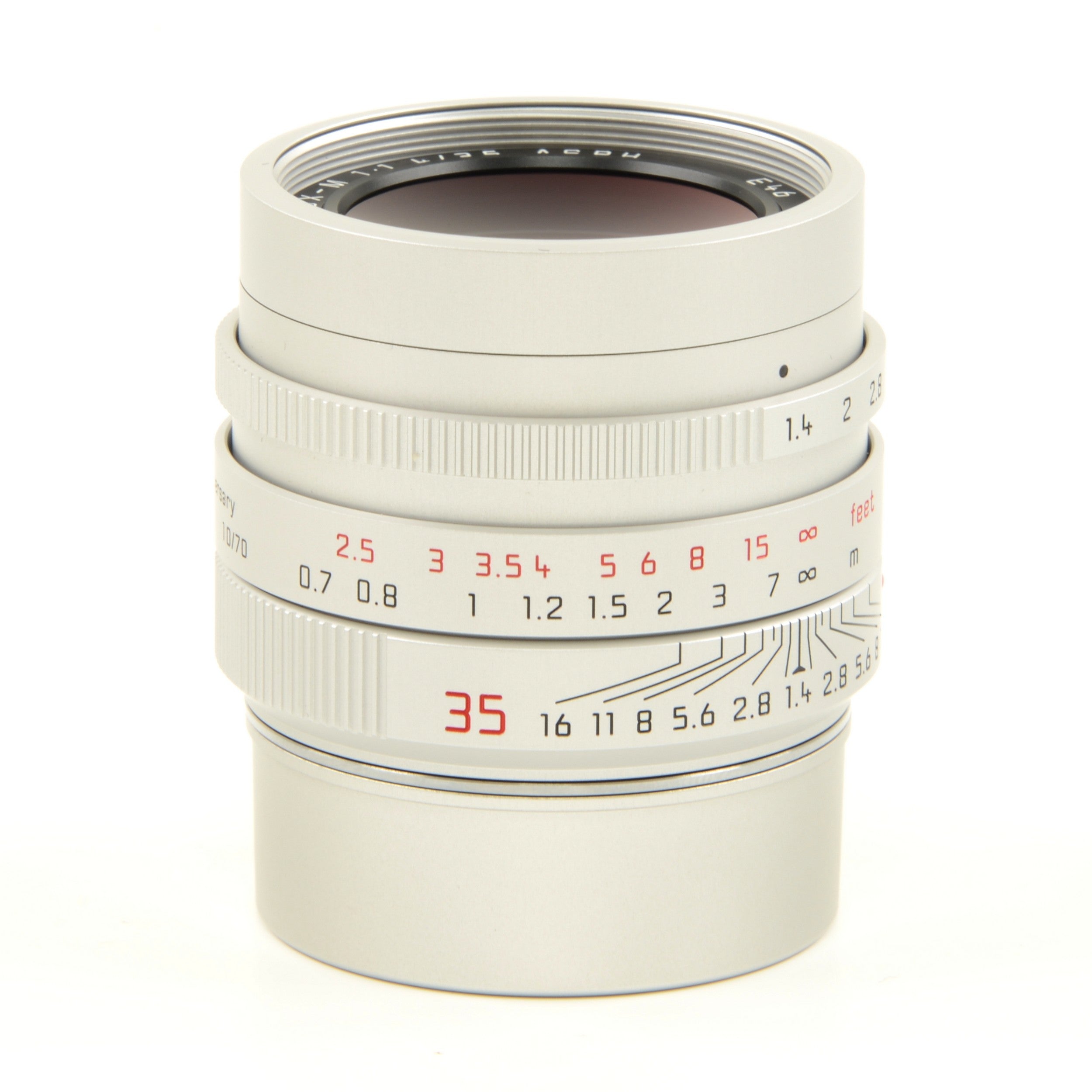 Leica 35mm f1.4 Summilux-M ASPH FLE Chroom "70th Anniversary Republic of Korea" + Doos