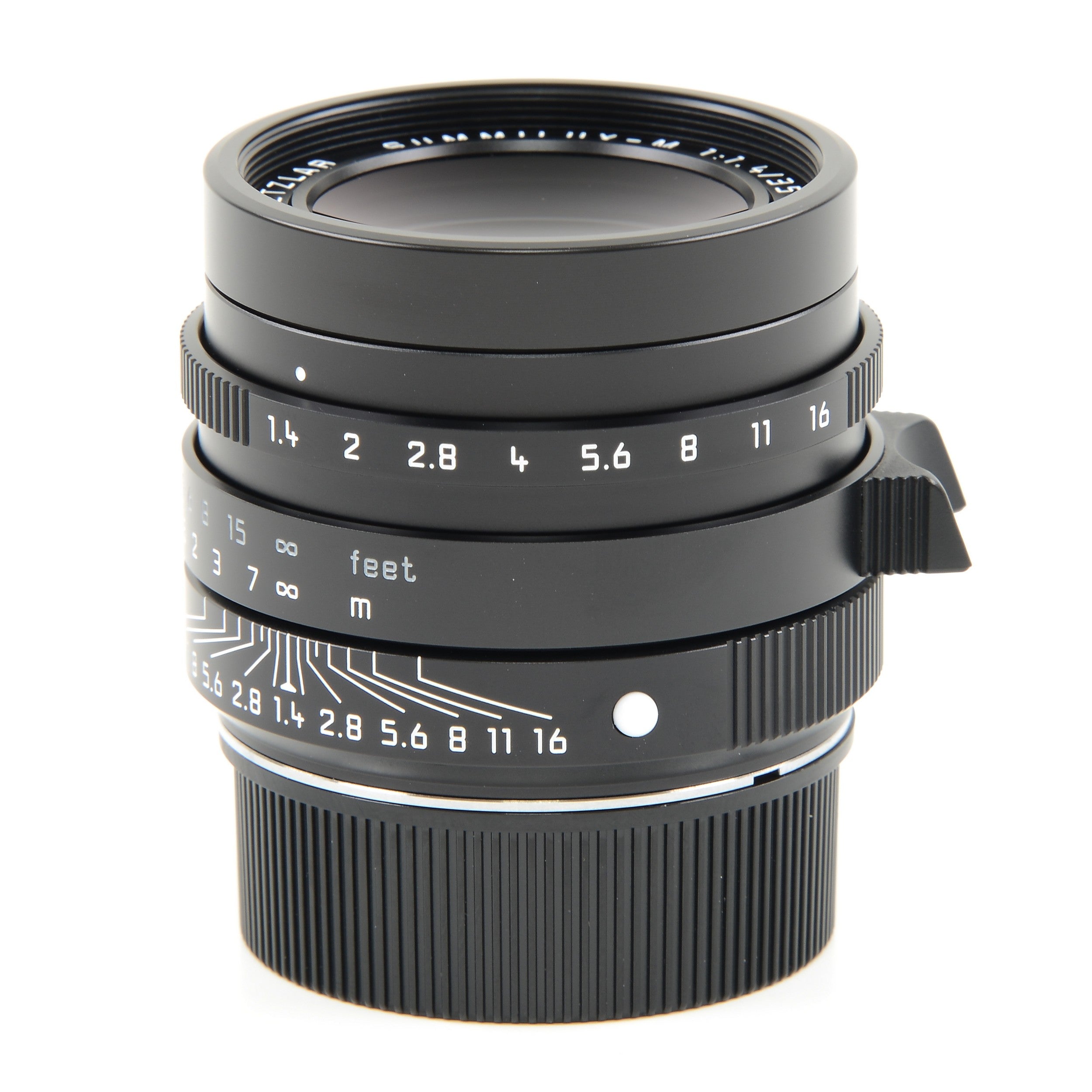 2x Leica 35mm f1.4 Summilux-M ASPH Zwart FLE "Leitz Wetzlar" + Doos Opeenvolgende Nummers
