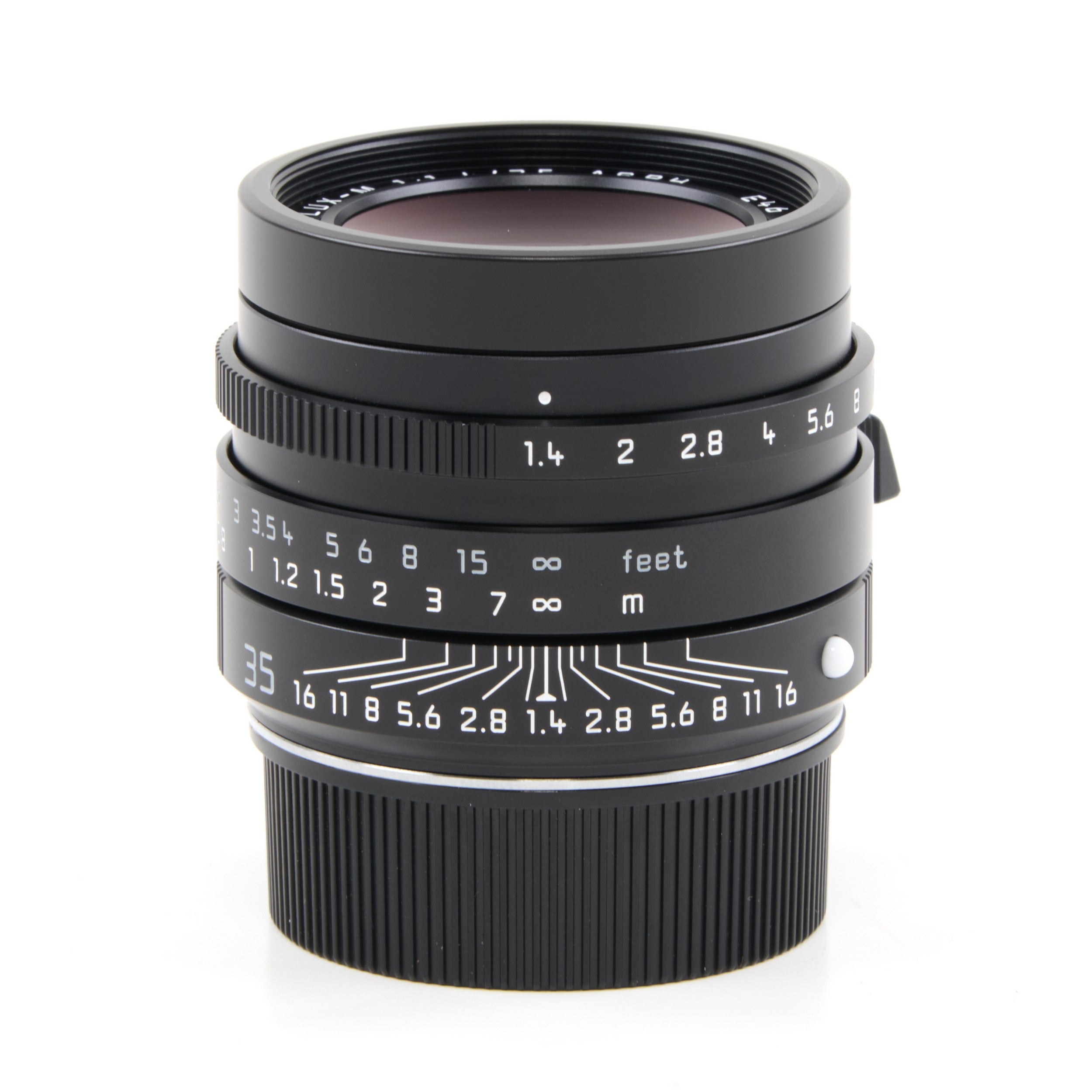 2x Leica 35mm f1.4 Summilux-M ASPH Zwart FLE "Leitz Wetzlar" + Doos Opeenvolgende Nummers