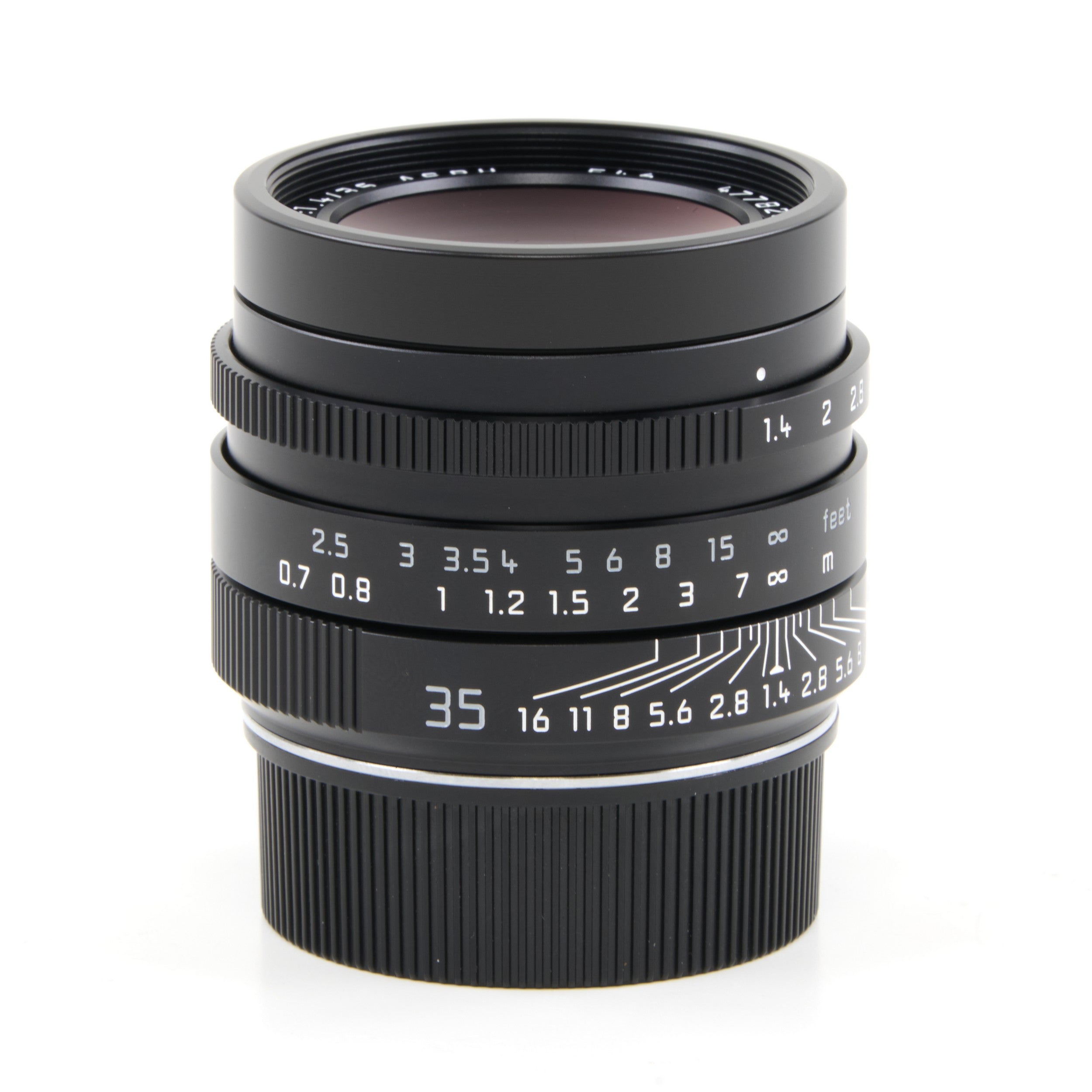 2x Leica 35mm f1.4 Summilux-M ASPH Zwart FLE "Leitz Wetzlar" + Doos Opeenvolgende Nummers