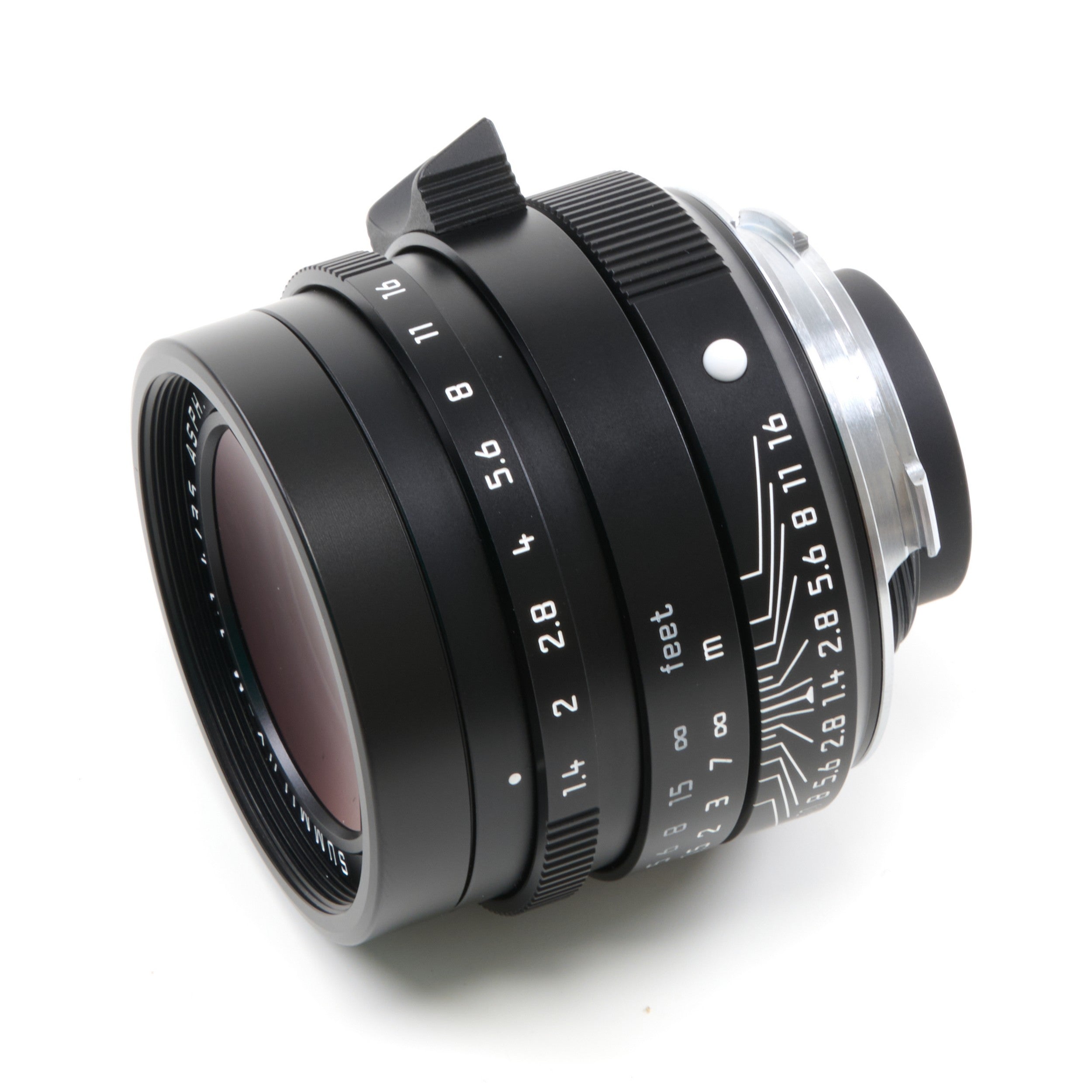 2x Leica 35mm f1.4 Summilux-M ASPH Zwart FLE "Leitz Wetzlar" + Doos Opeenvolgende Nummers