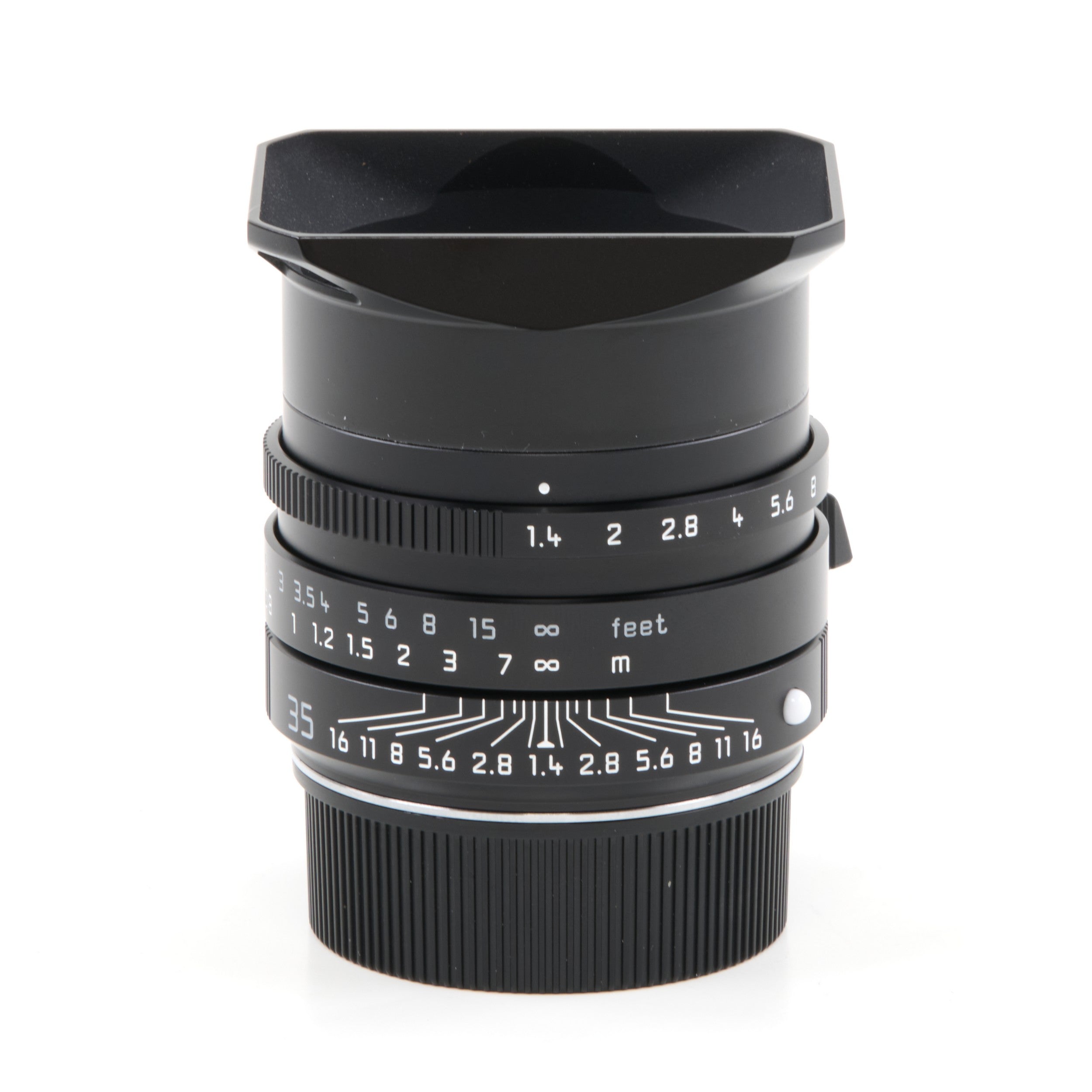 Leica 35mm f1.4 Summilux-M ASPH Zwart FLE "Leitz Wetzlar" + Doos