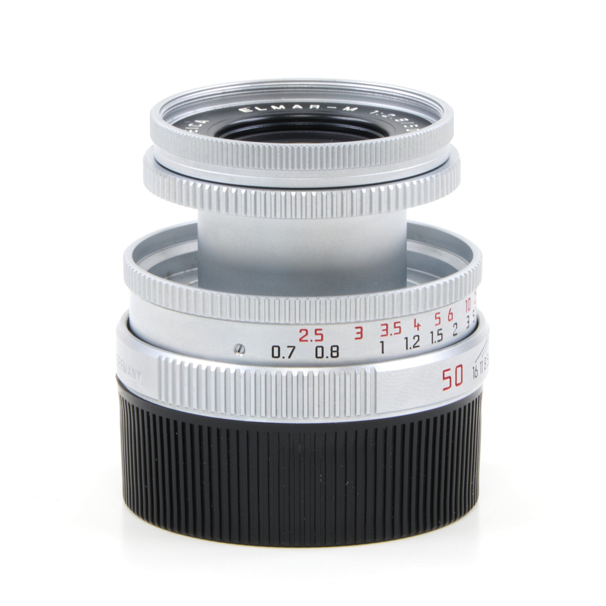 Leica 50mm f2.8 Elmar-M Chroom + Doos