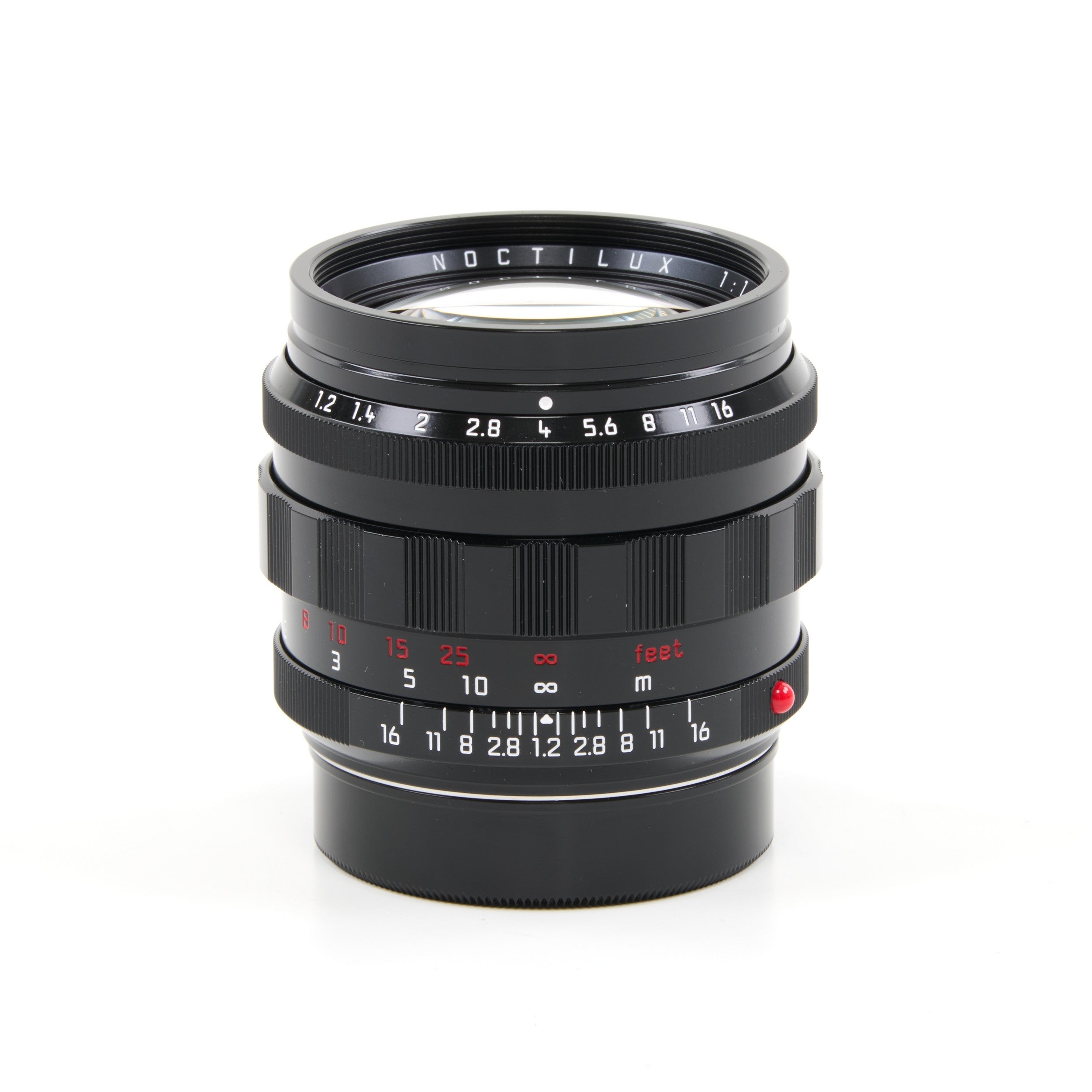 Leica 50mm f1.2 Noctilux-M ASPH Glossy Black Paint + Doos