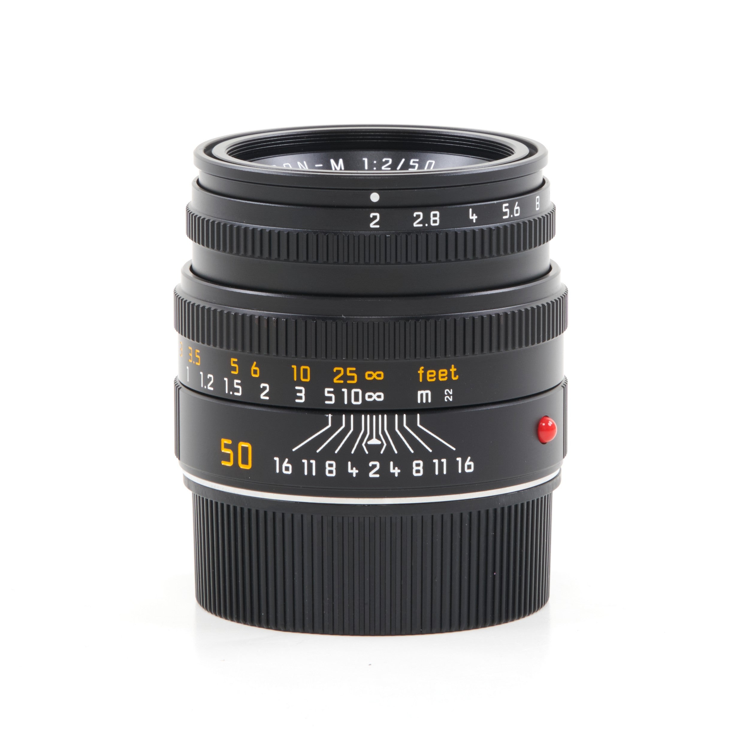 Leica 50mm f2 Summicron-M Zwart 6-Bit + Doos